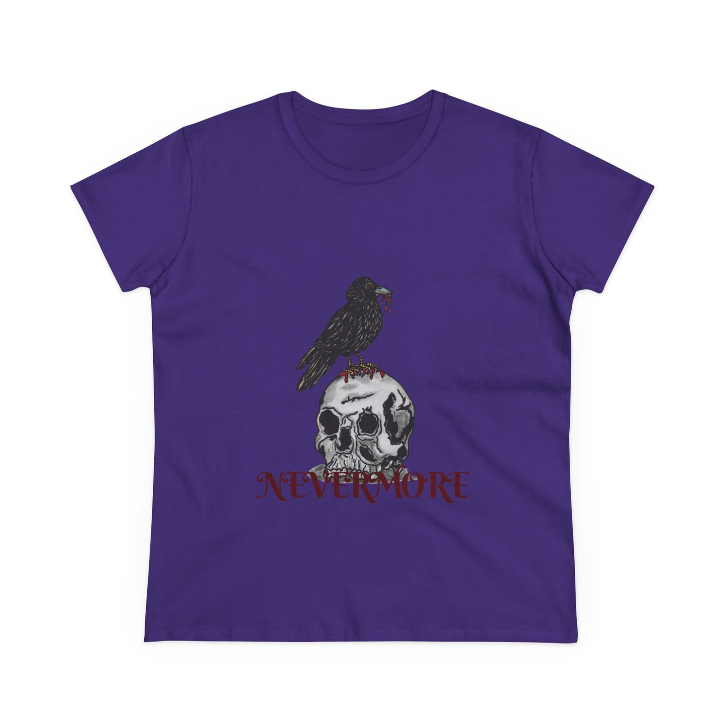Nevermore Women's Midweight Cotton Tee