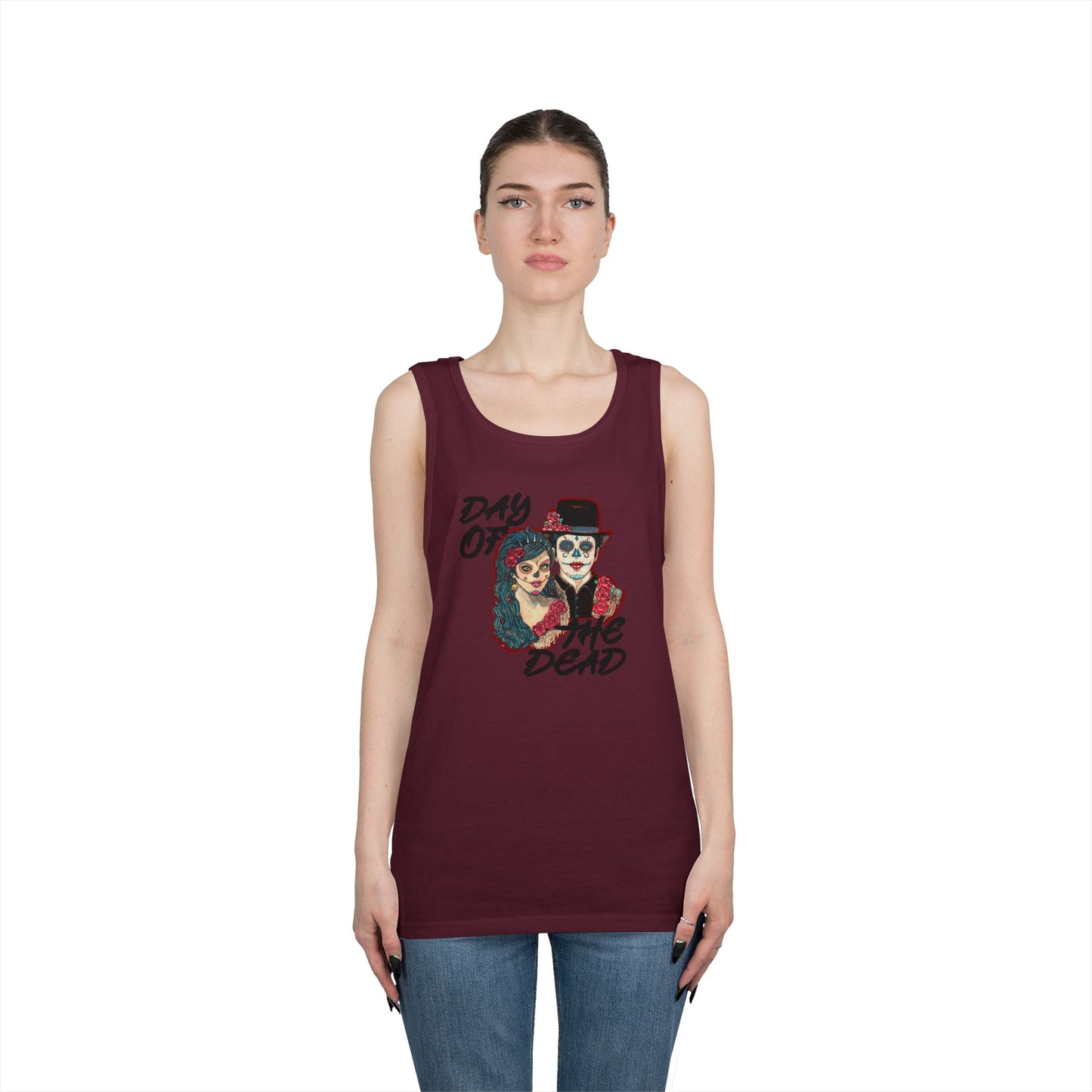 Day of the Dead Unisex Heavy Cotton Tank Top