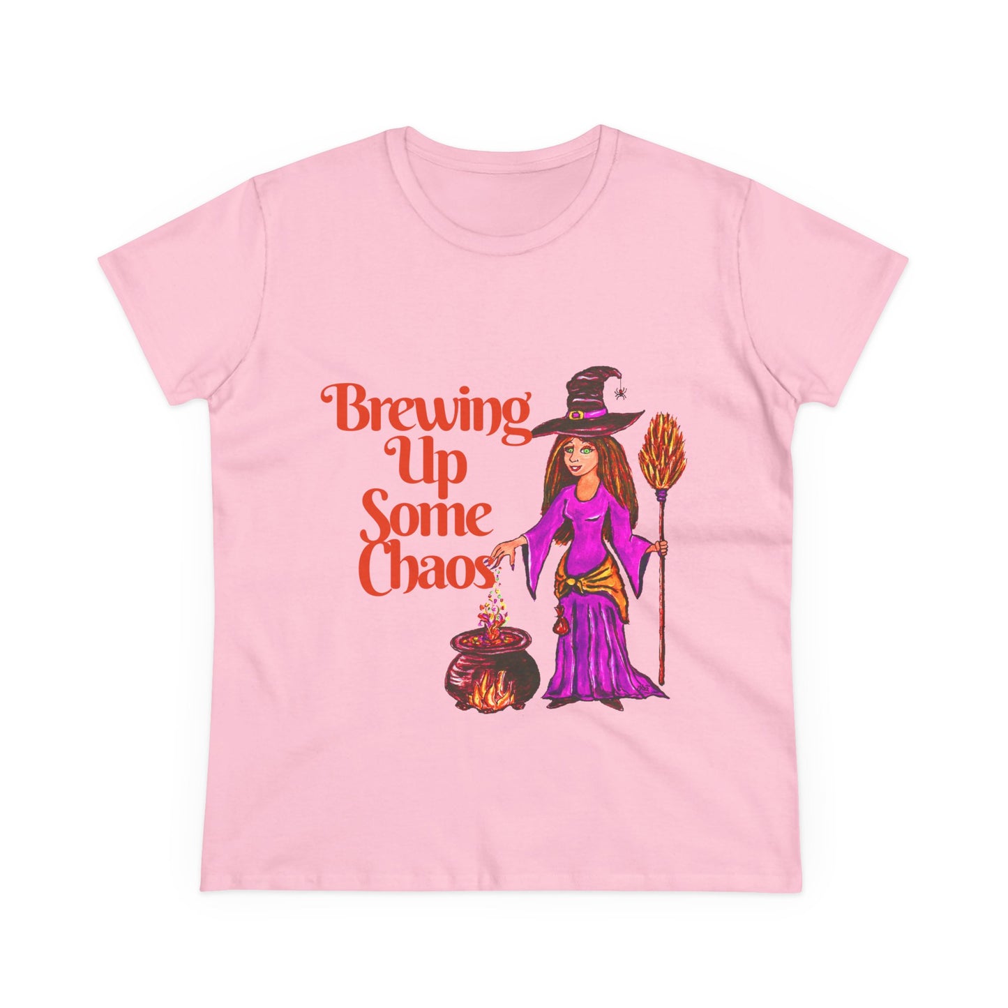Brewing Up Some Chaos Women's Midweight Cotton Tee