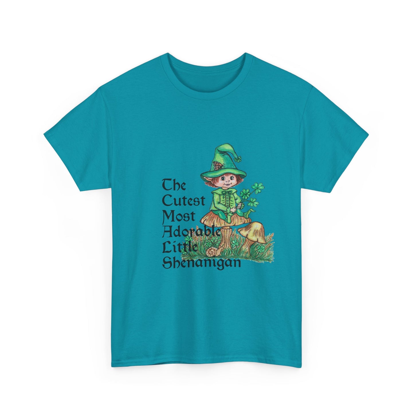 Cutest Leprechaun Unisex Heavy Cotton Tee