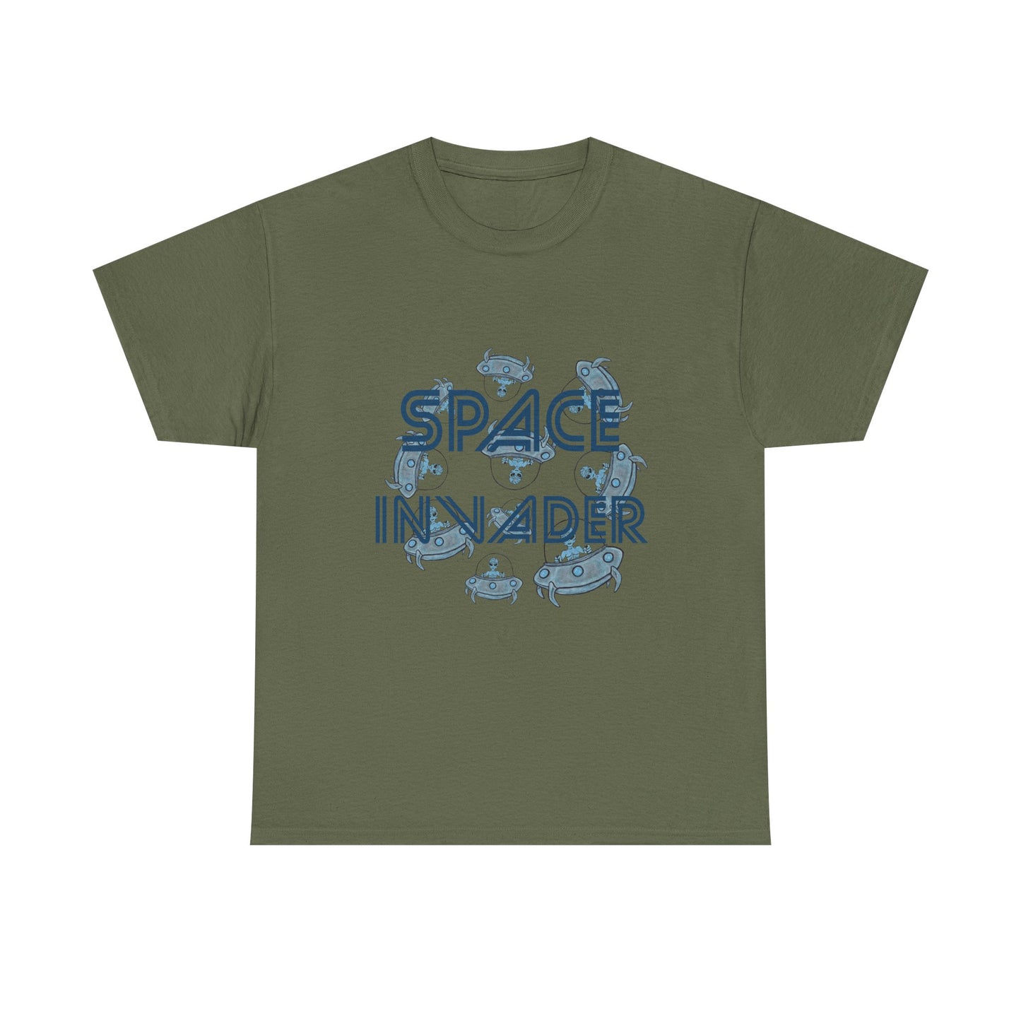 Space Invader Unisex Heavy Cotton Tee