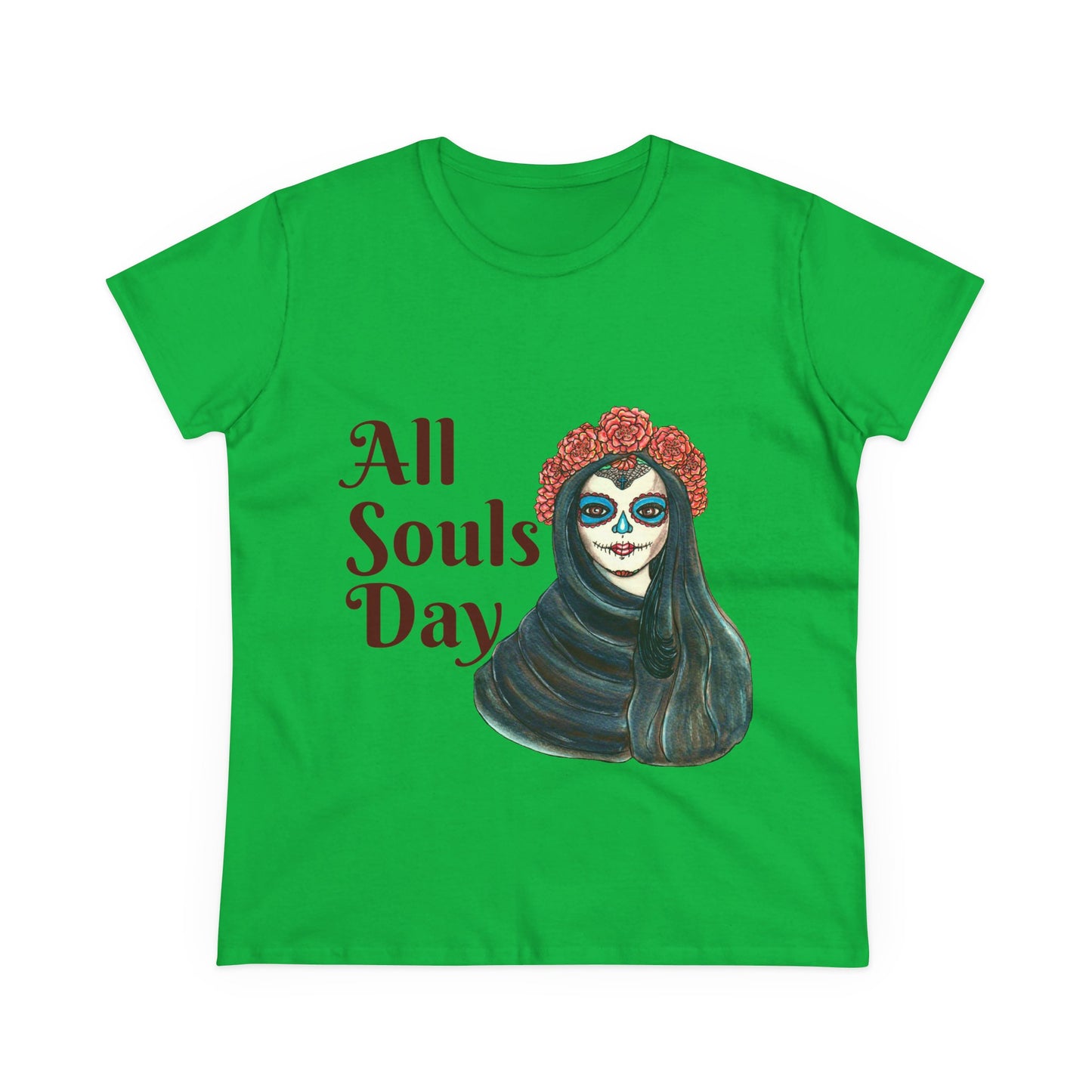 All Souls Day Women's Midweight Cotton Tee