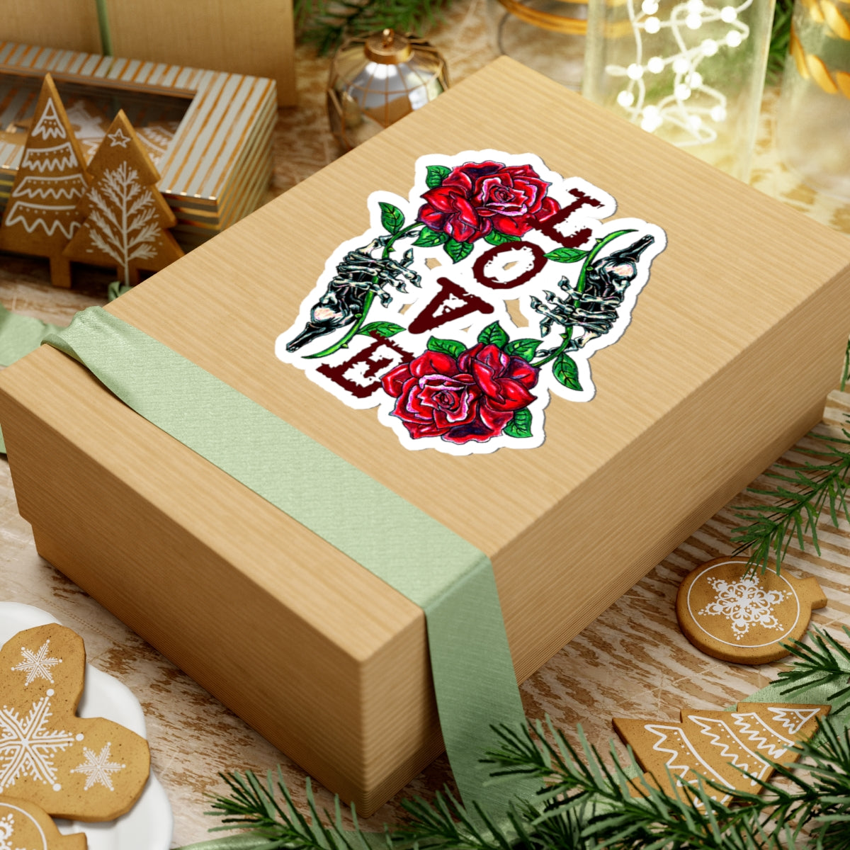 Love Kiss-Cut Stickers