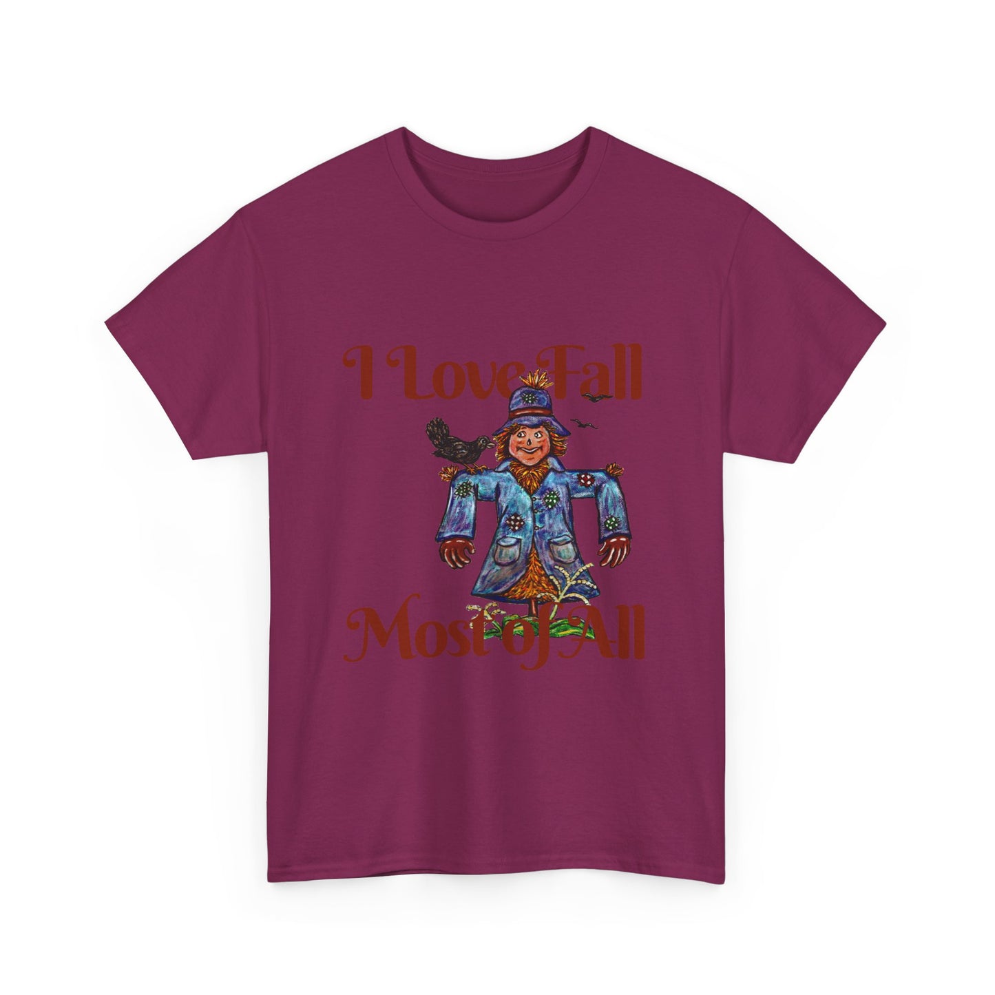 I Love Fall Most of All Unisex Heavy Cotton Tee