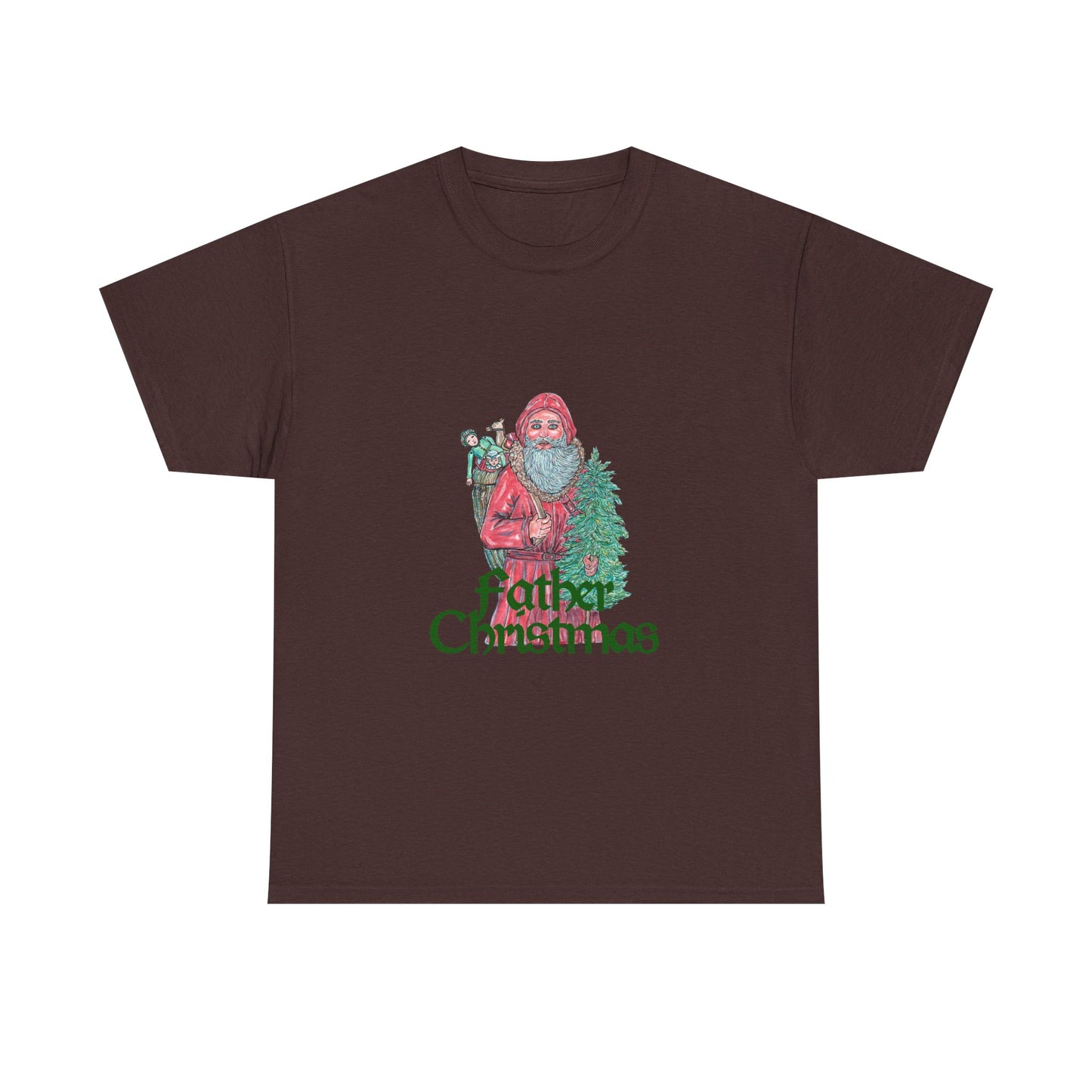 Father Christmas Unisex Heavy Cotton Tee