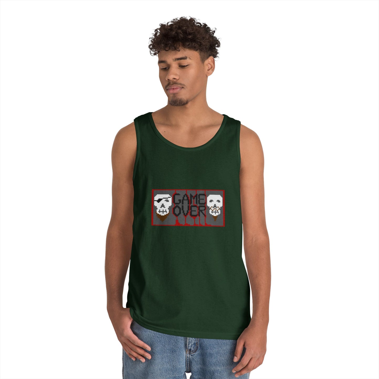 Game Over Unisex Heavy Cotton Tank Top