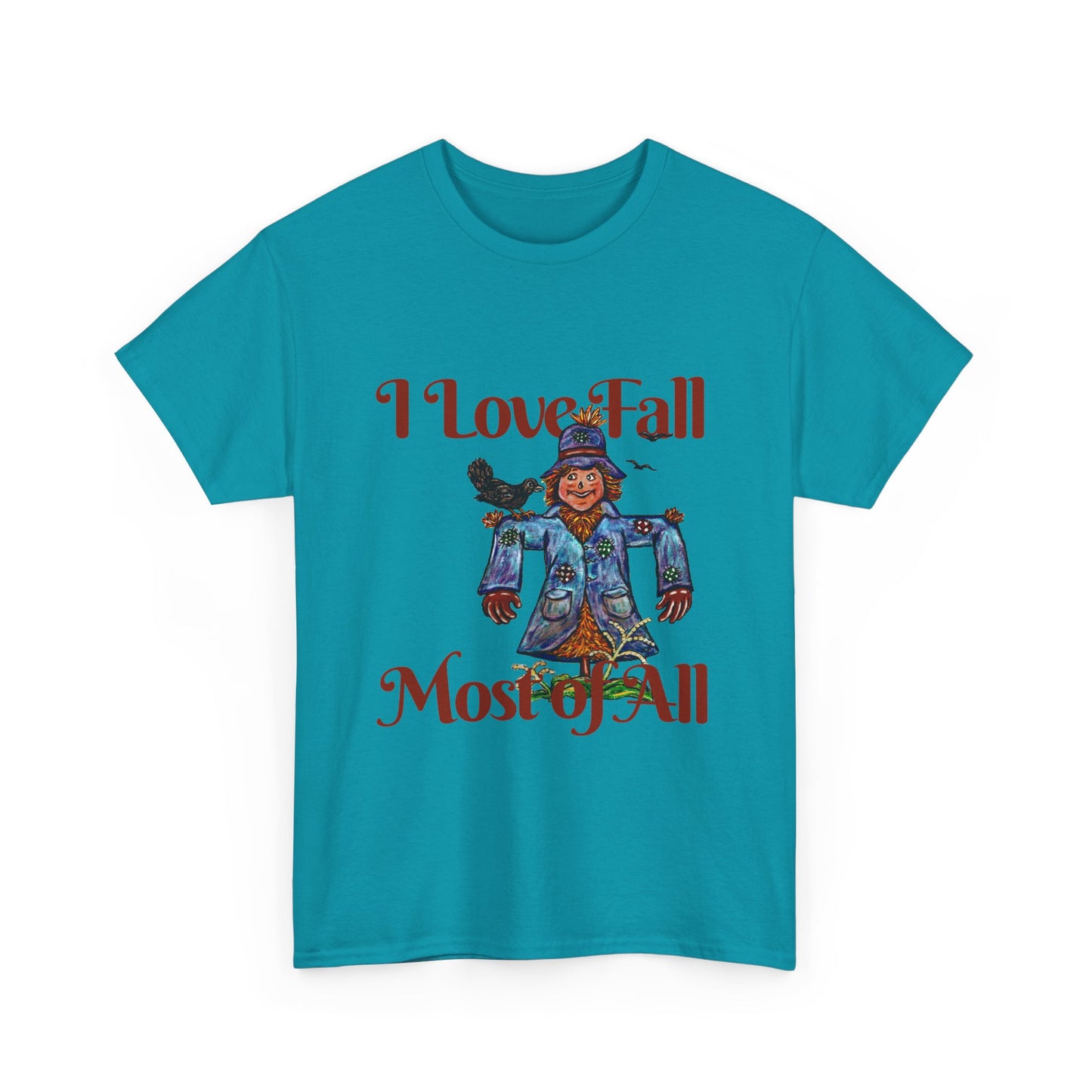 I Love Fall Most of All Unisex Heavy Cotton Tee