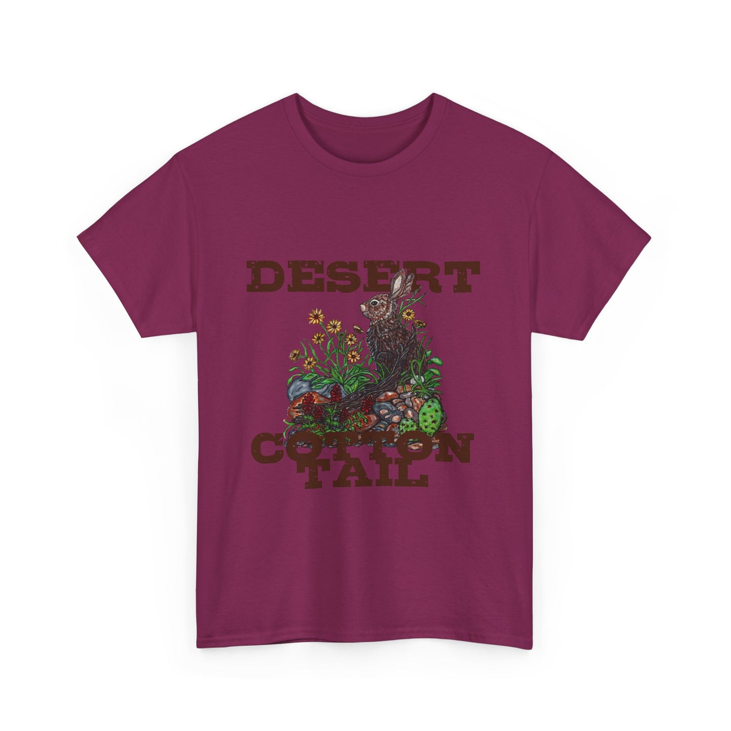 Desert Cottontail Unisex Heavy Cotton Tee