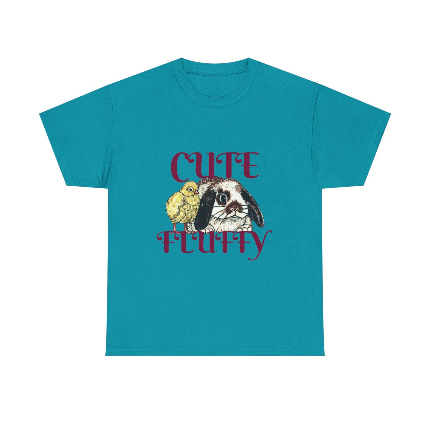 Cute and Fluffy Unisex Heavy Cotton Tee