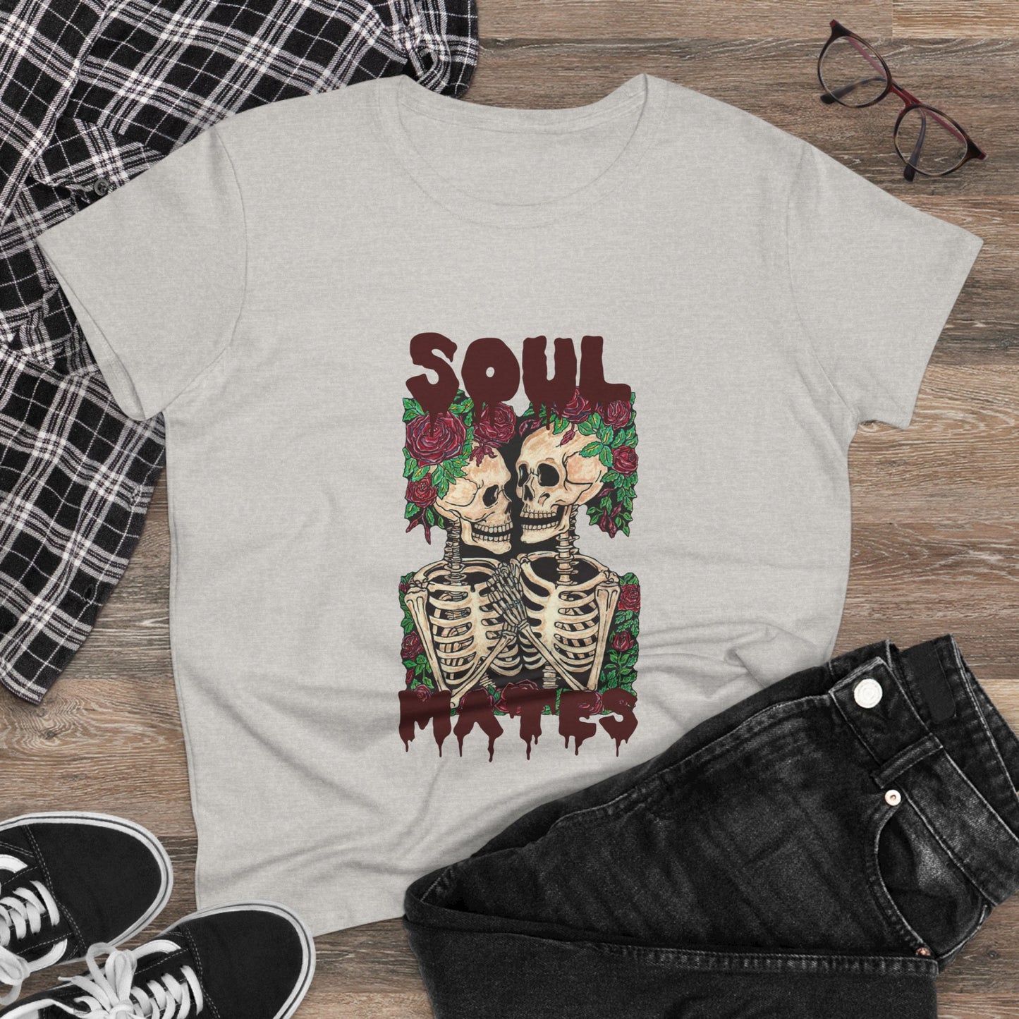 Soul Mates Women's Midweight Cotton Tee