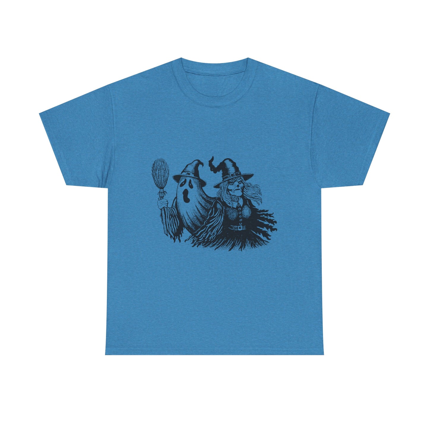 Ghost and Witch Unisex Heavy Cotton Tee