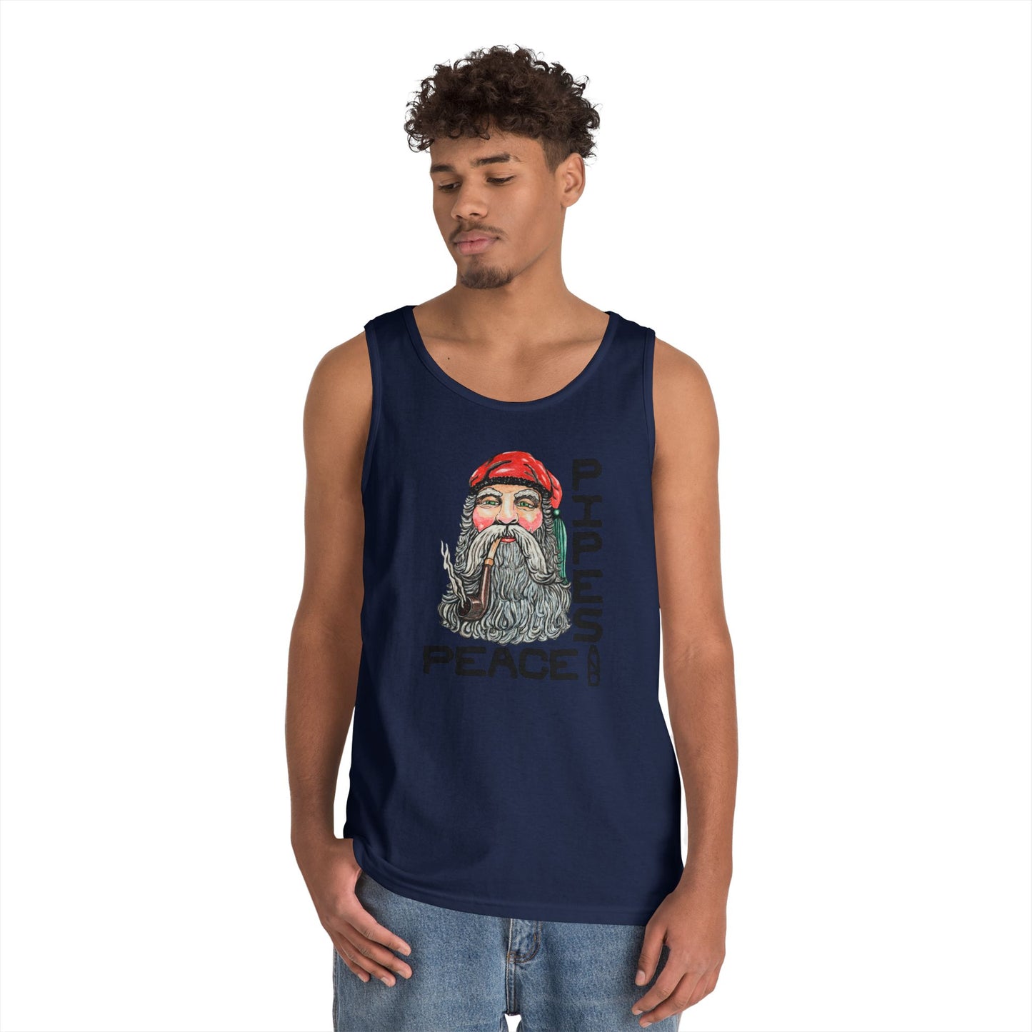 Pipes and Peace Unisex Heavy Cotton Tank Top