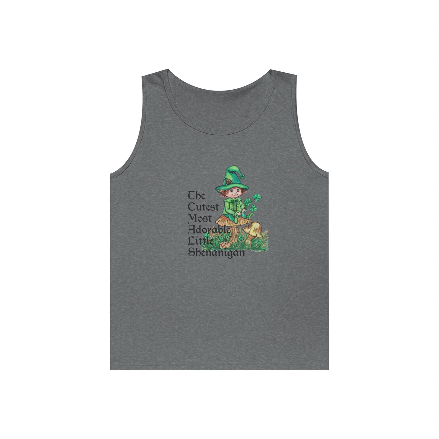 Cutest Leprechaun Unisex Heavy Cotton Tank Top