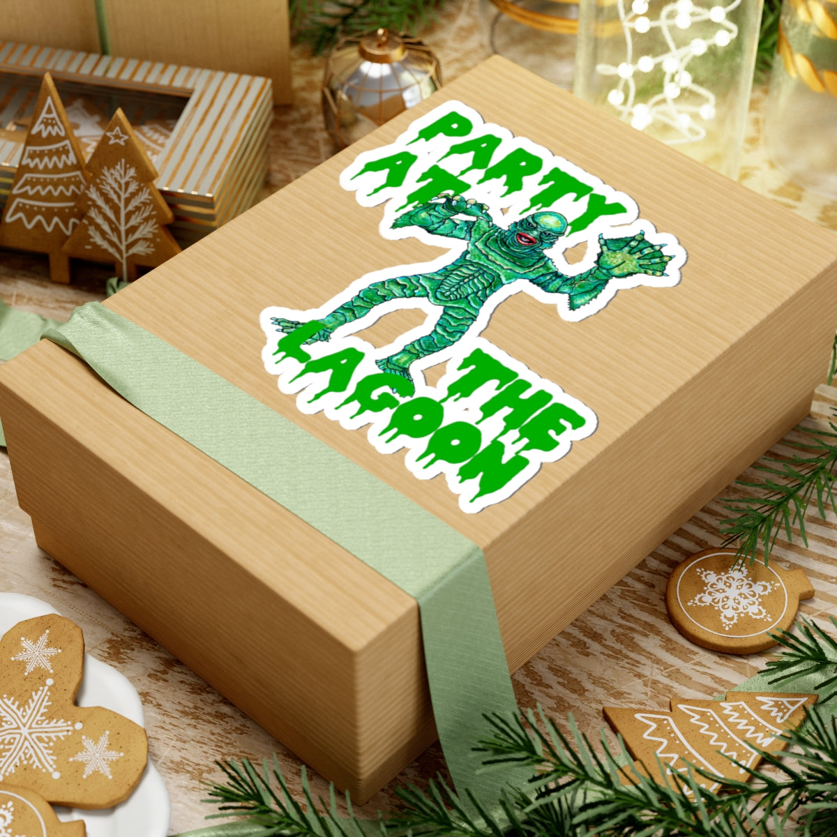 Party at the Lagoon Kiss-Cut Stickers