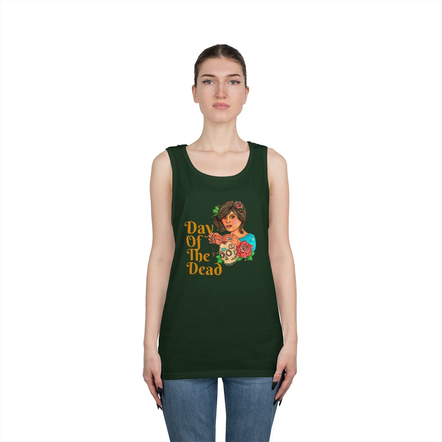 Day of the Dead Unisex Heavy Cotton Tank Top
