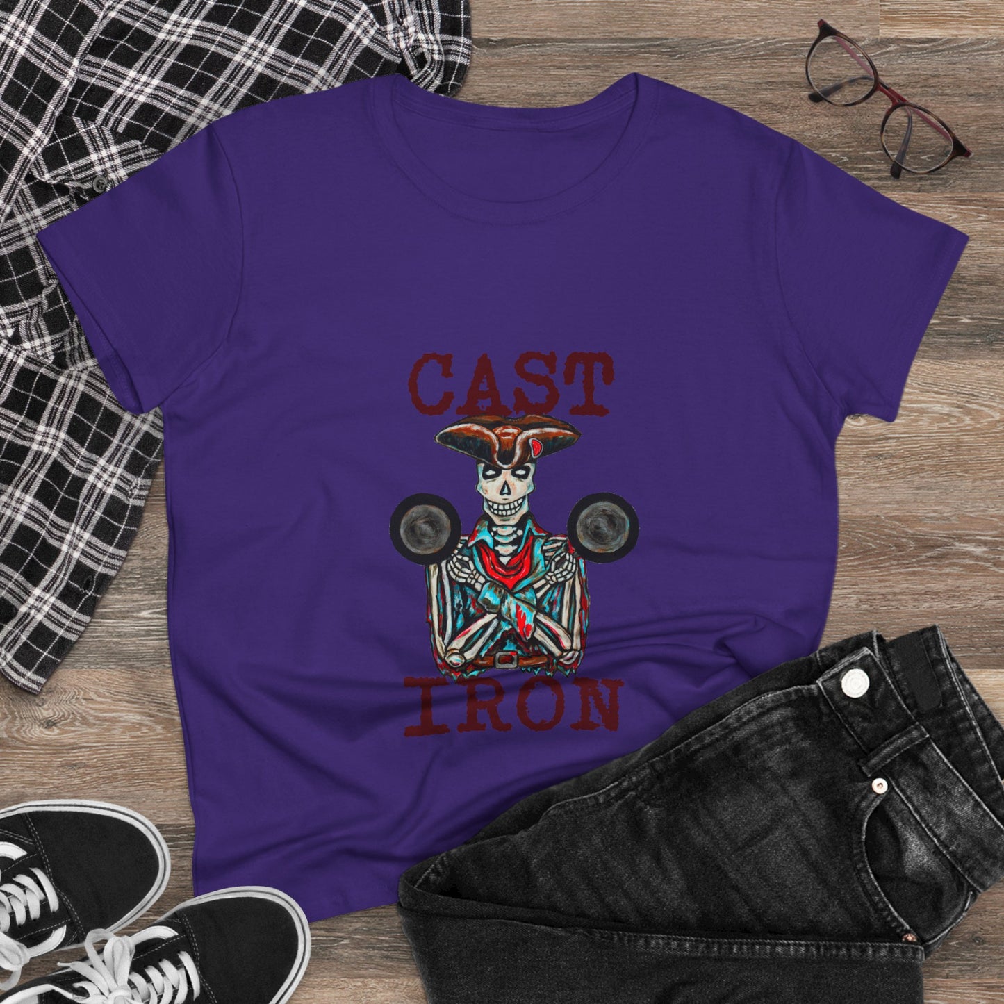 Cast Iron Women's Midweight Cotton Tee
