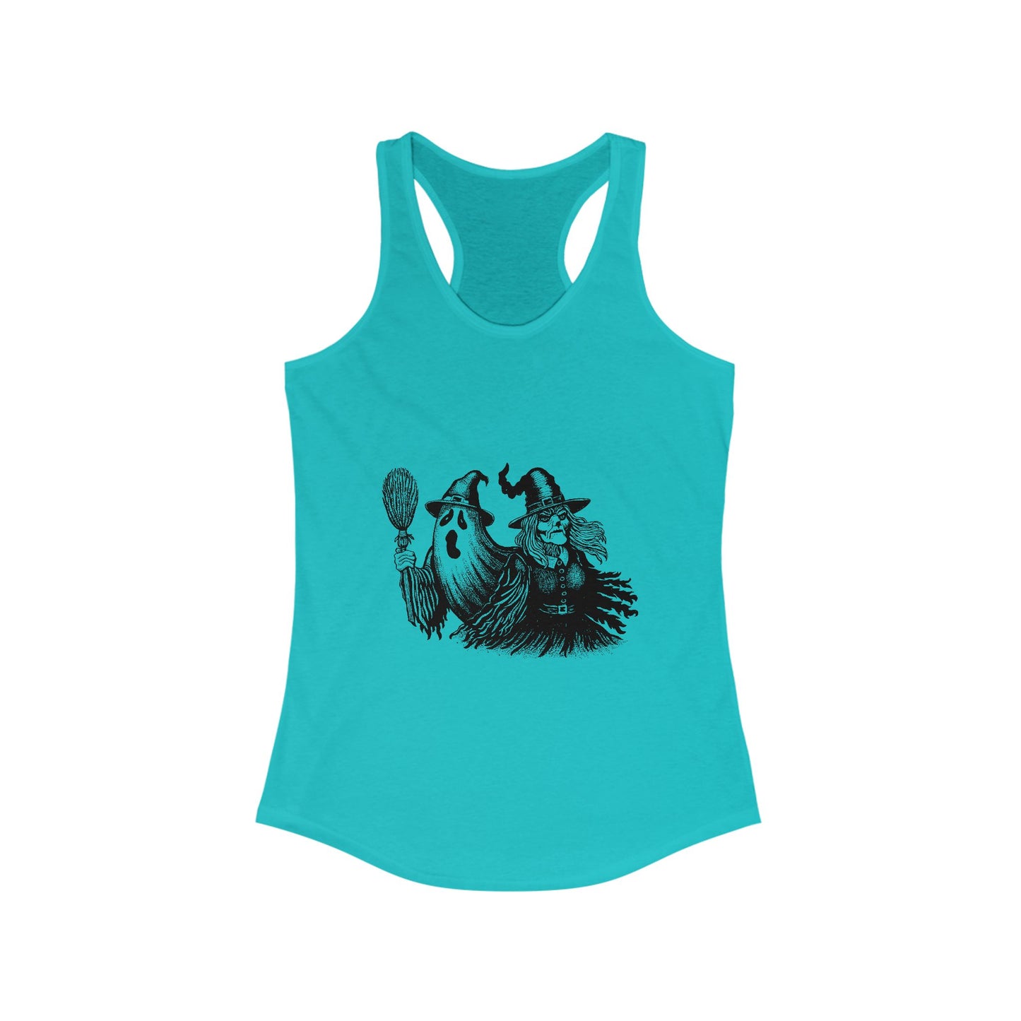 Witch and Ghost Women's Ideal Racerback Tank