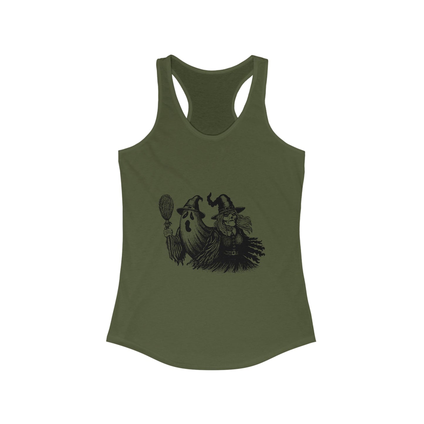Witch and Ghost Women's Ideal Racerback Tank