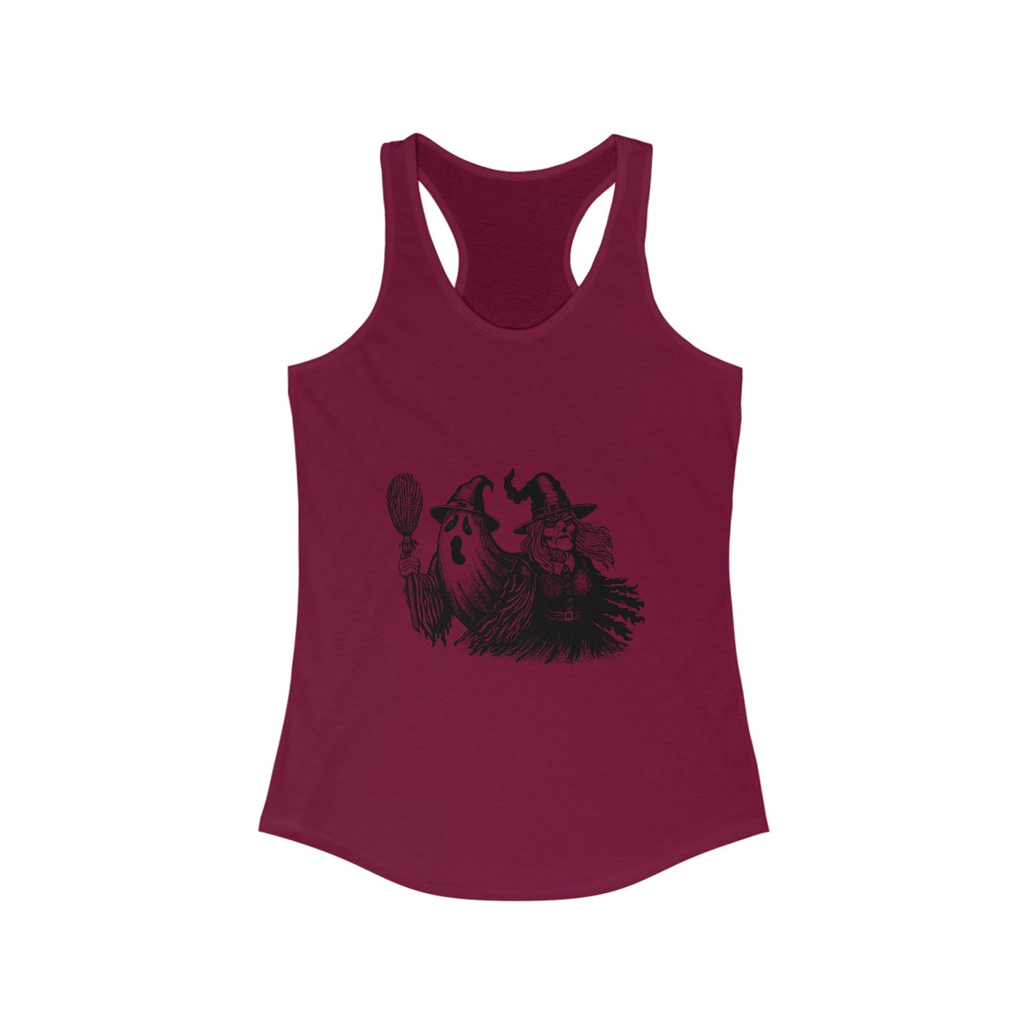 Witch and Ghost Women's Ideal Racerback Tank