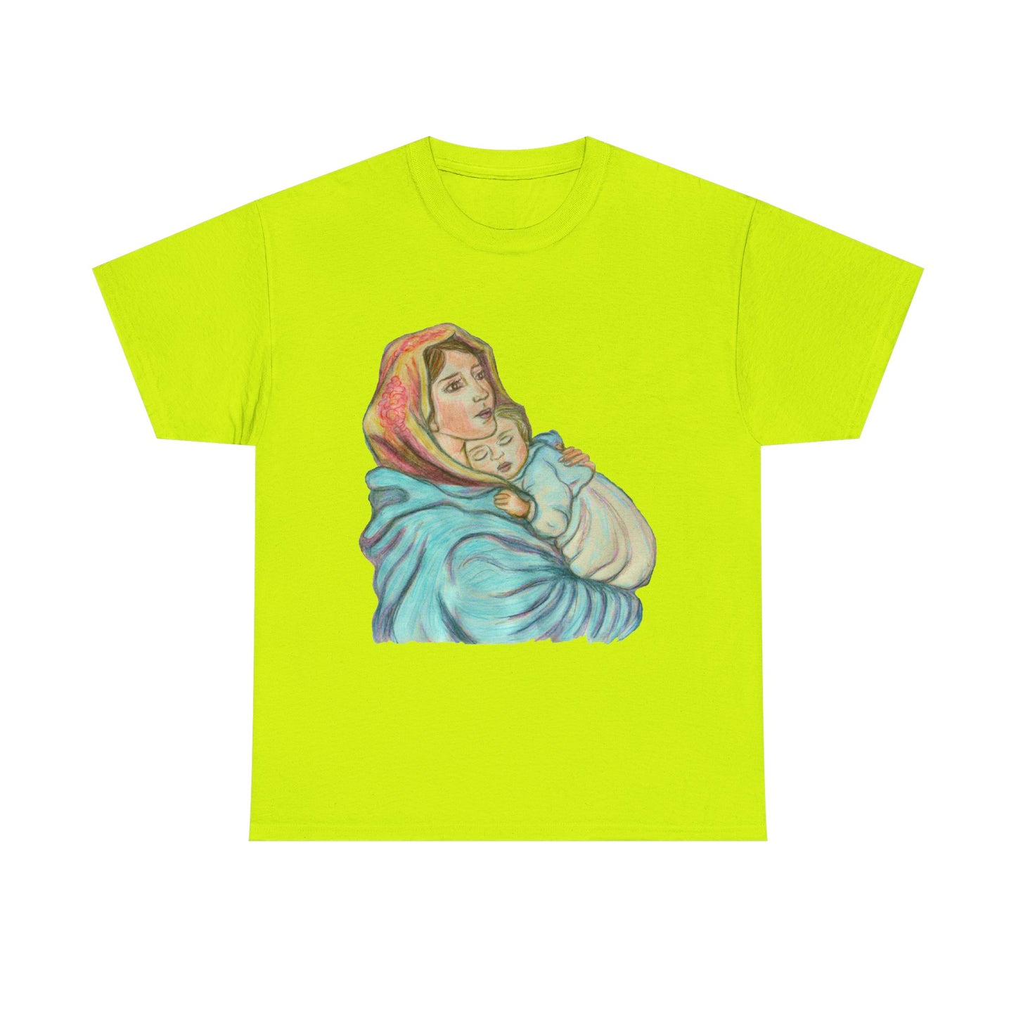Mother and Child Unisex Heavy Cotton Tee