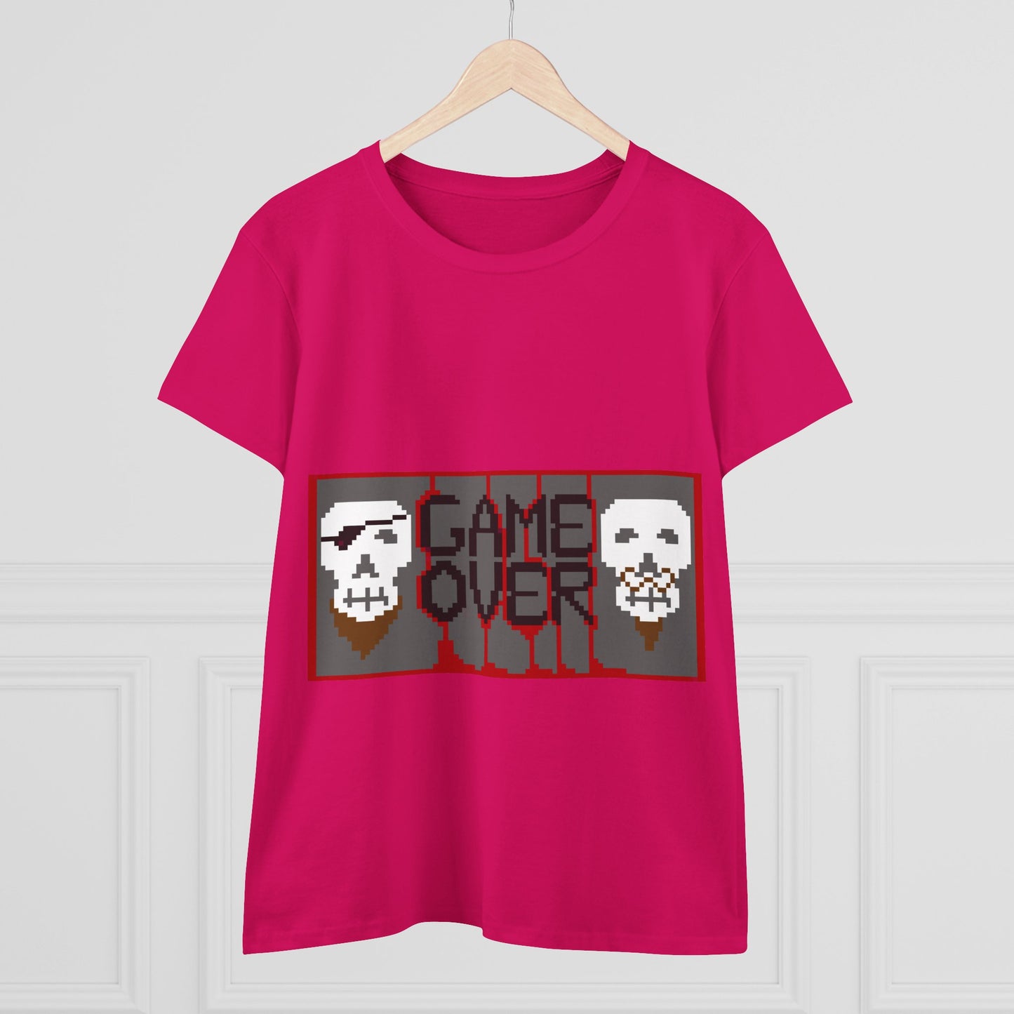Game Over Women's Midweight Cotton Tee