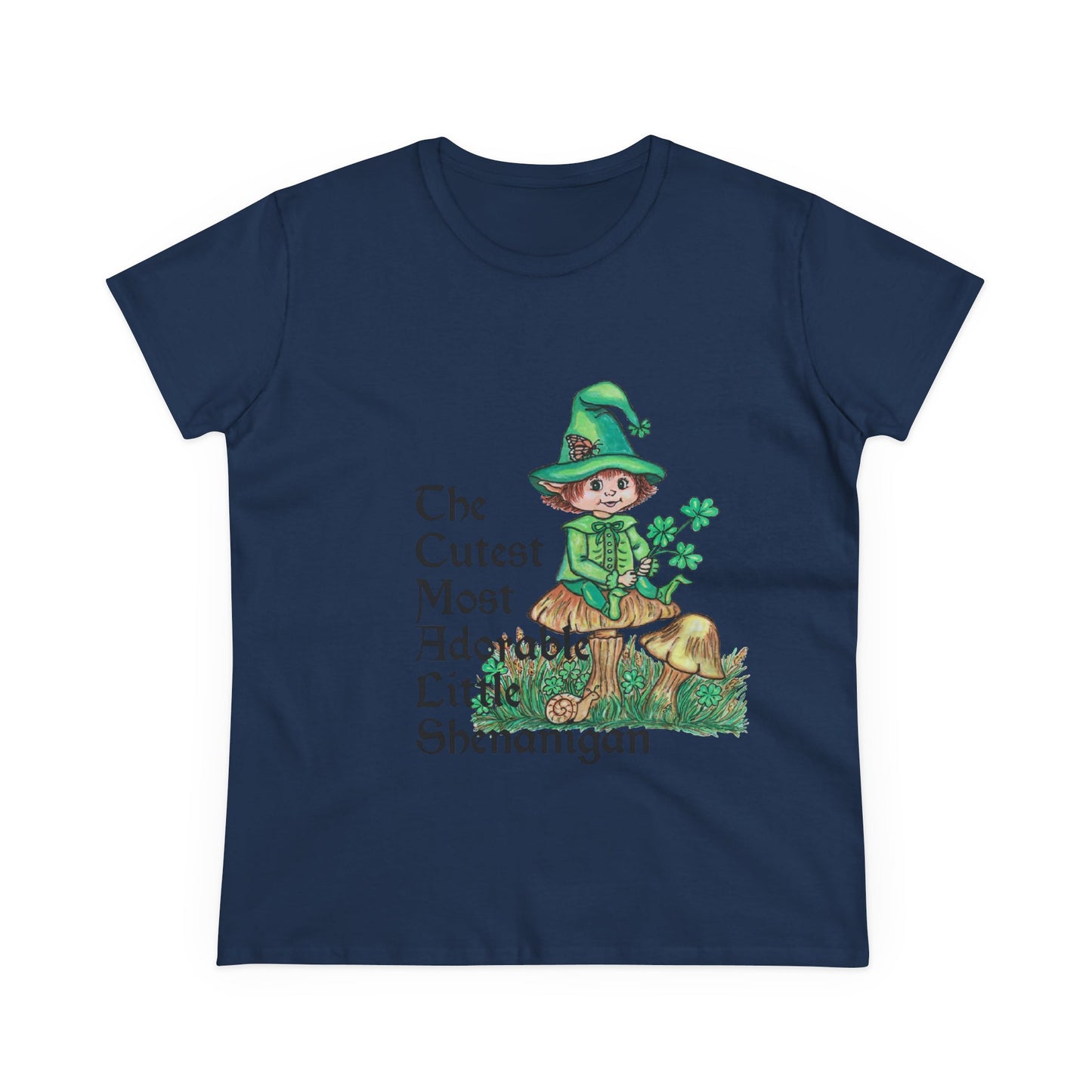 Cutest Leprechaun Women's Midweight Cotton Tee