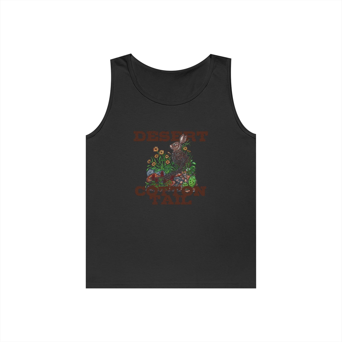 Desert Cottontail Unisex Heavy Cotton Tank Top
