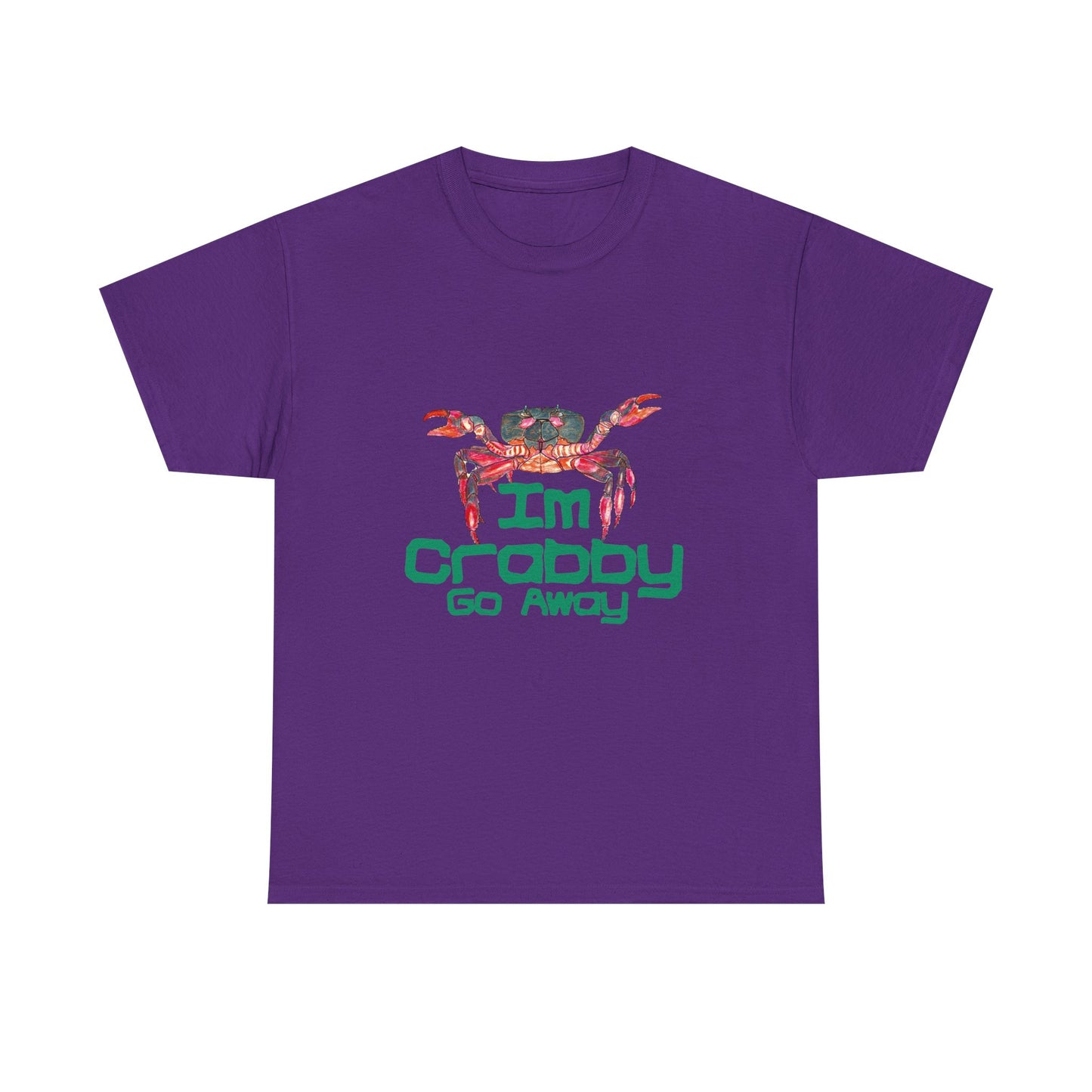 I'm Crabby Go Away Unisex Heavy Cotton Tee
