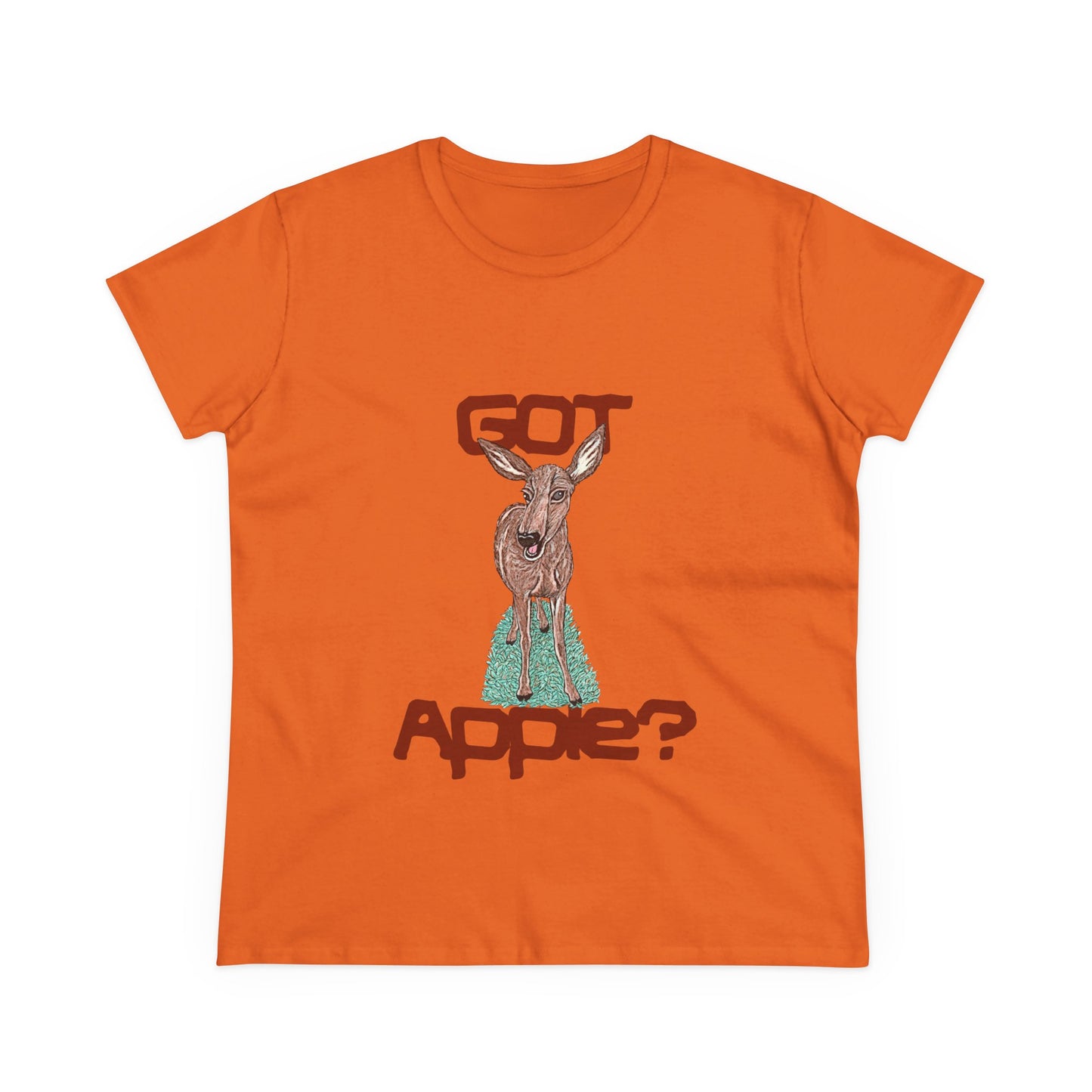 Got Apple? Women's Midweight Cotton Tee