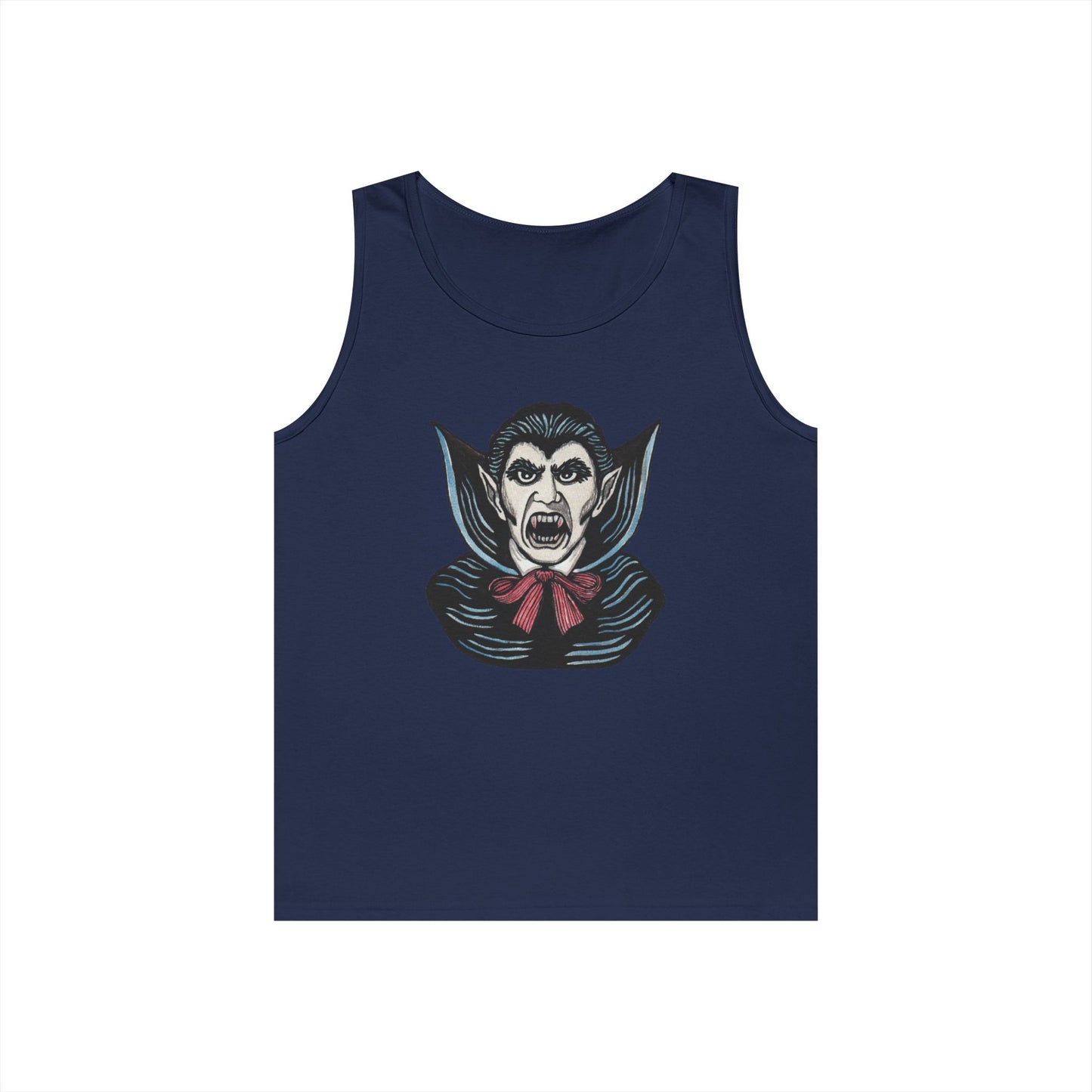 Dracula Unisex Heavy Cotton Tank Top