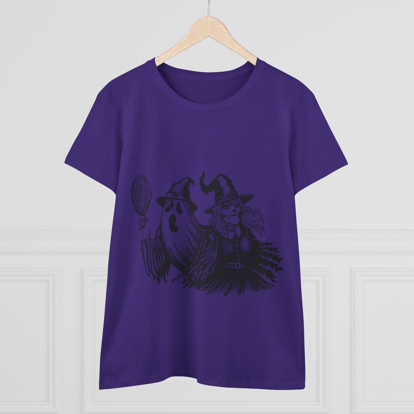 Witch and Ghost Women's Midweight Cotton Tee
