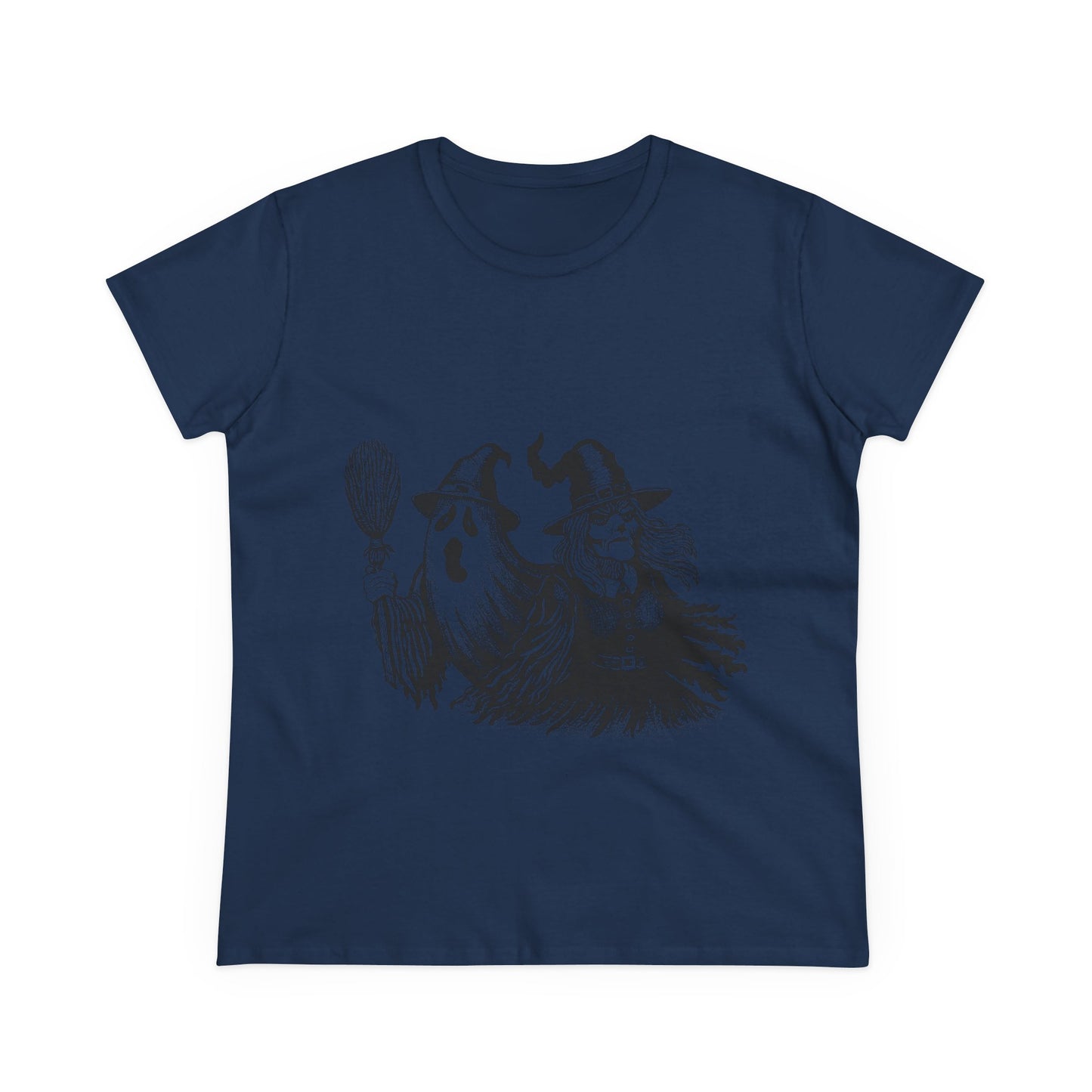 Witch and Ghost Women's Midweight Cotton Tee