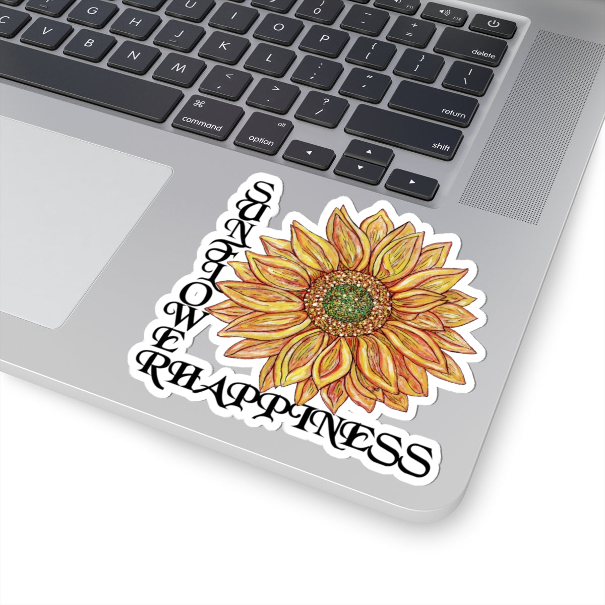 Sunflower and Happiness Kiss-Cut Stickers