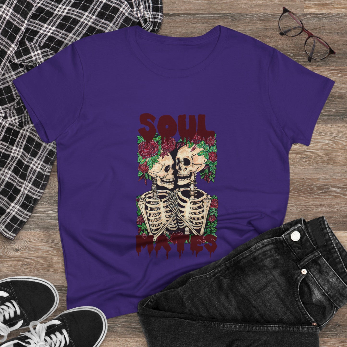 Soul Mates Women's Midweight Cotton Tee