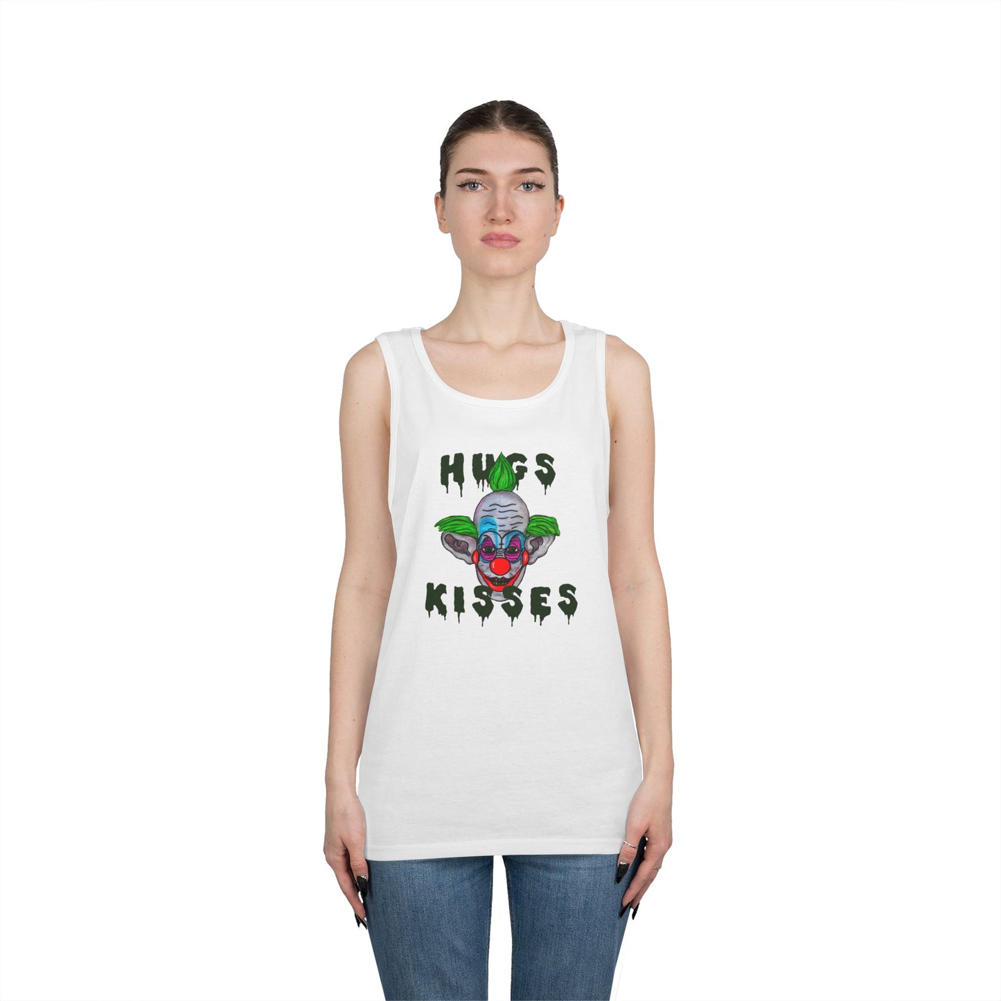 Hugs, Kisses Unisex Heavy Cotton Tank Top