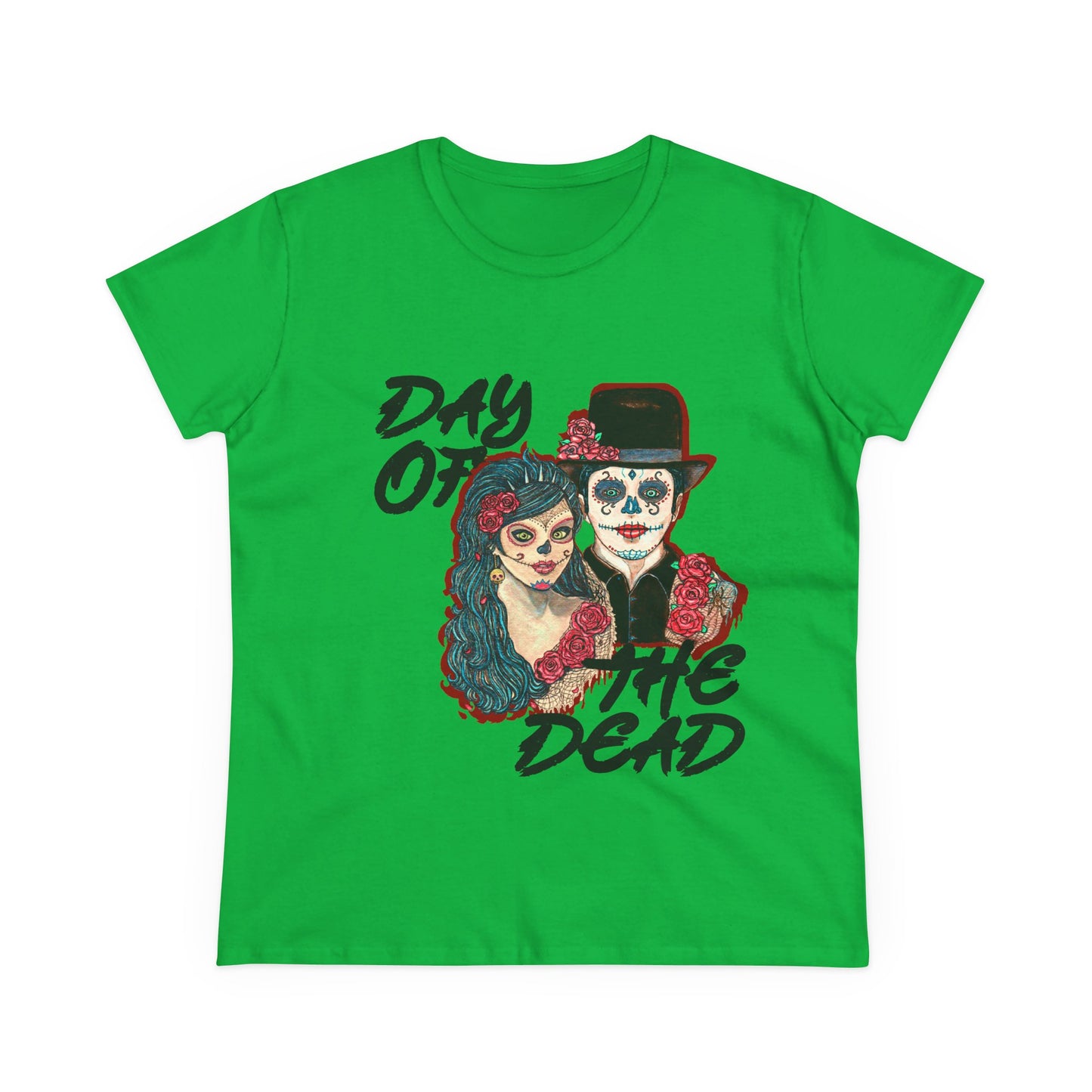 Day of the Dead Women's Midweight Cotton Tee