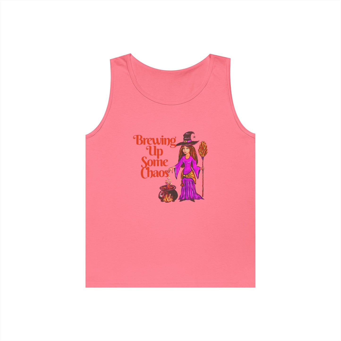 Brewing Up Some Chaos Unisex Heavy Cotton Tank Top