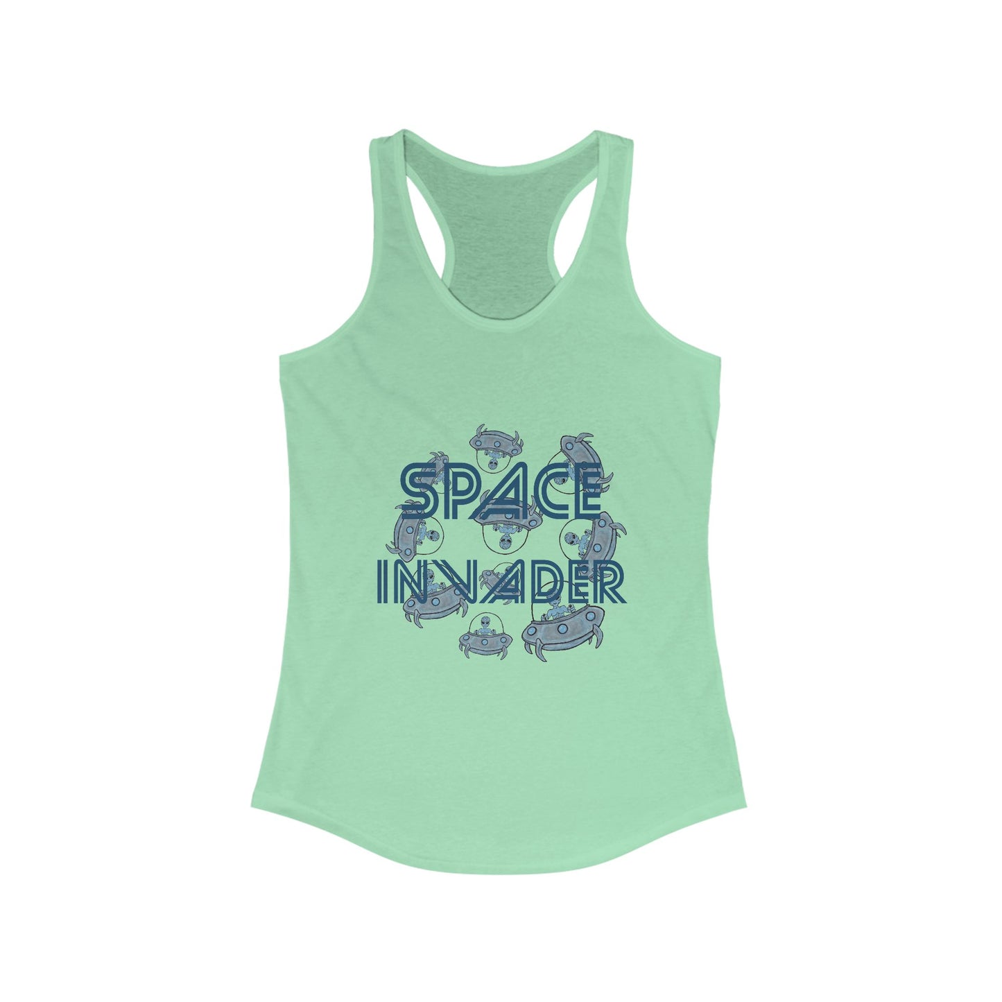 Space Invader Women's Ideal Racerback Tank