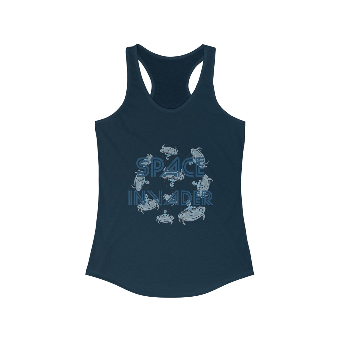 Space Invader Women's Ideal Racerback Tank
