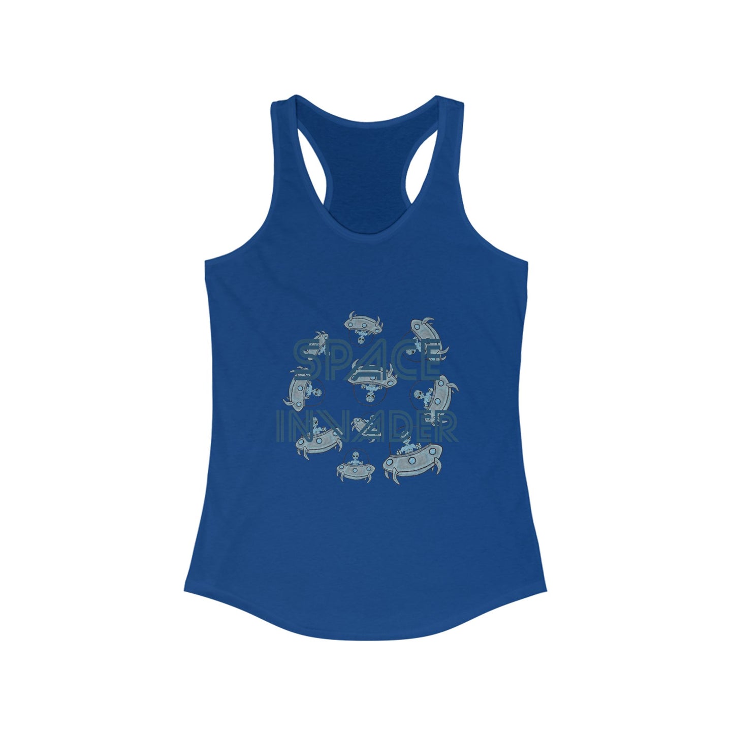 Space Invader Women's Ideal Racerback Tank