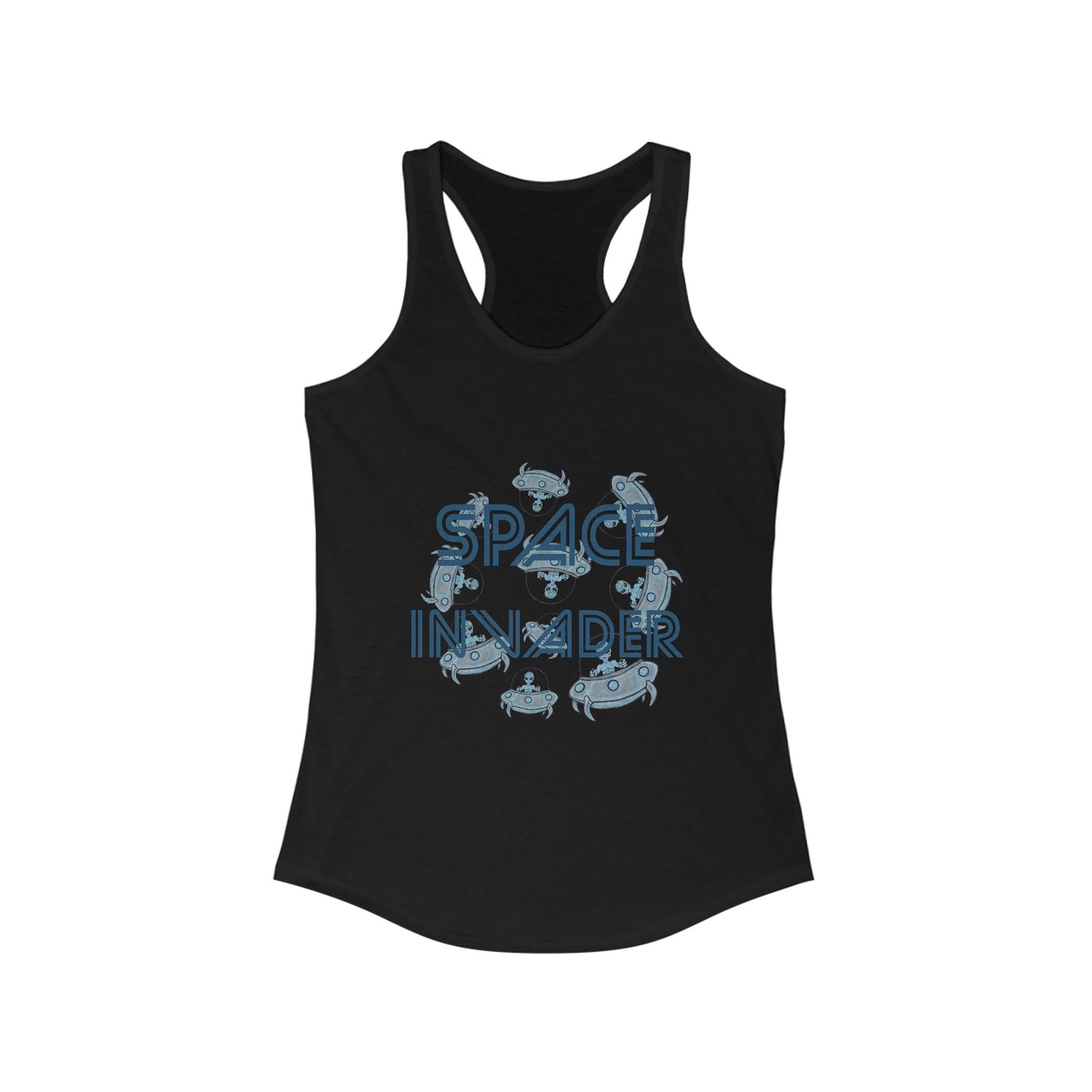 Space Invader Women's Ideal Racerback Tank
