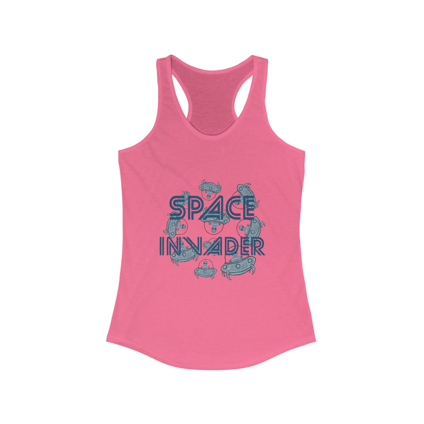 Space Invader Women's Ideal Racerback Tank