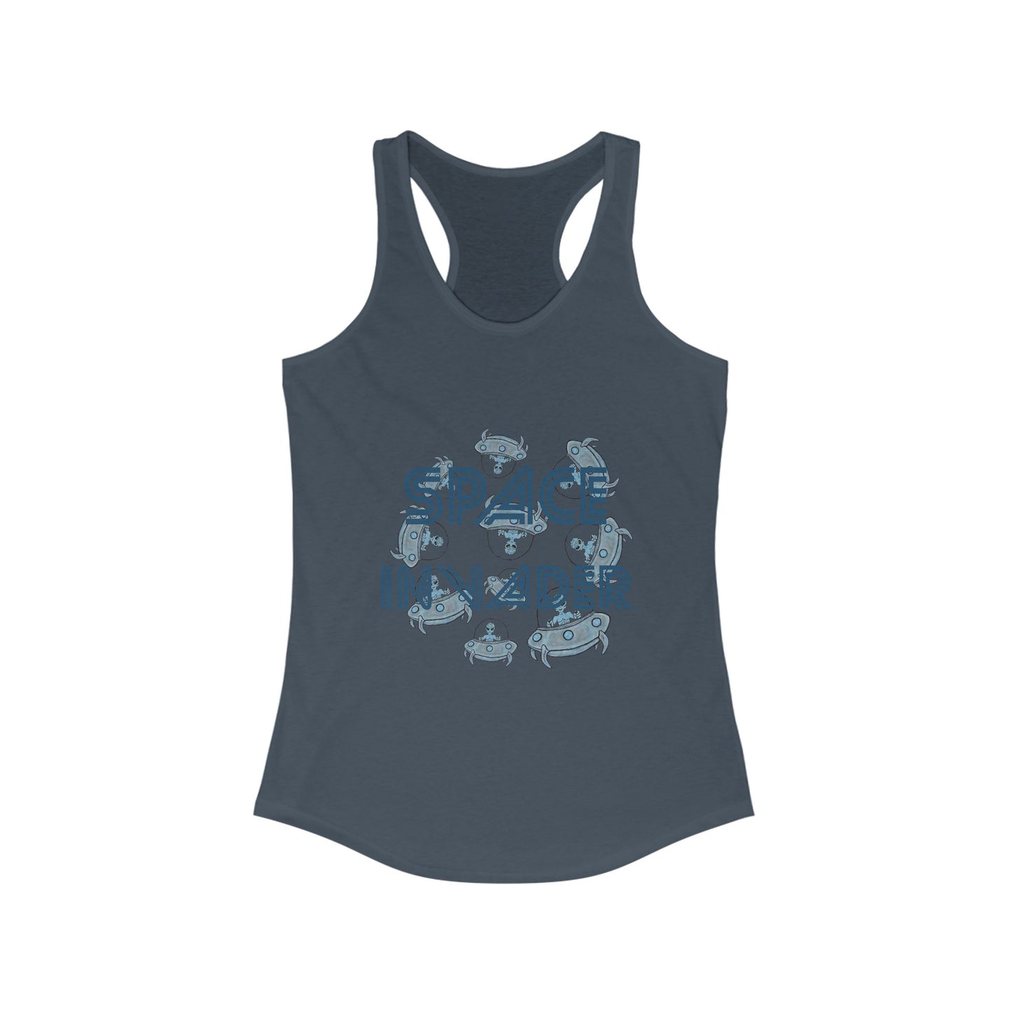 Space Invader Women's Ideal Racerback Tank