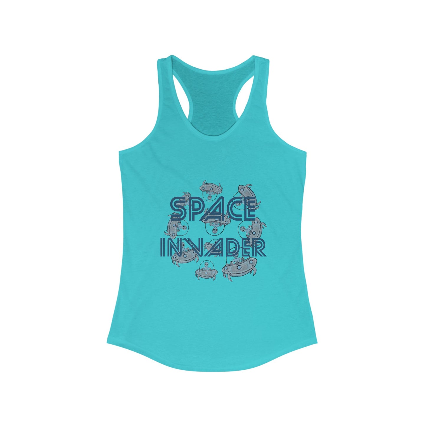 Space Invader Women's Ideal Racerback Tank