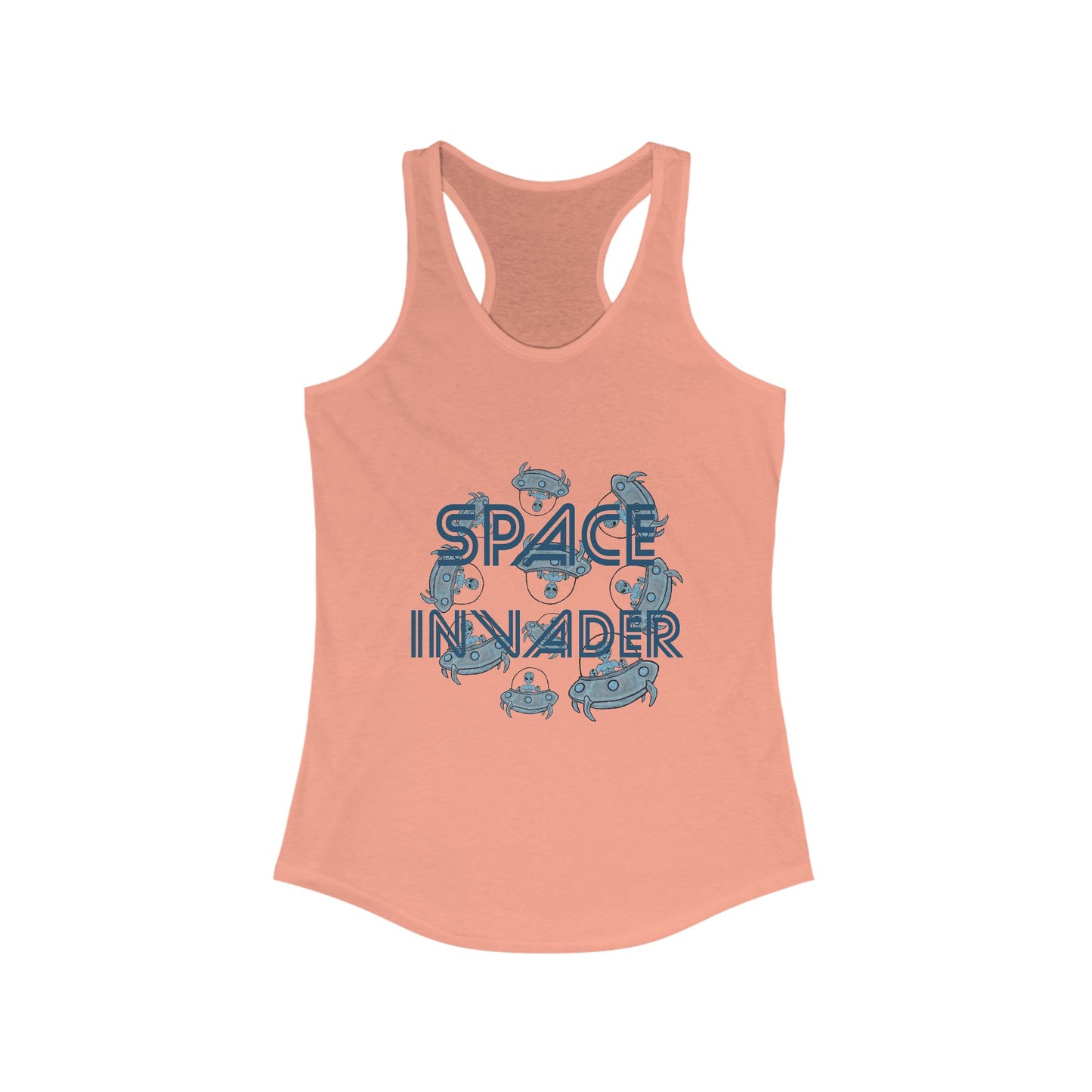 Space Invader Women's Ideal Racerback Tank