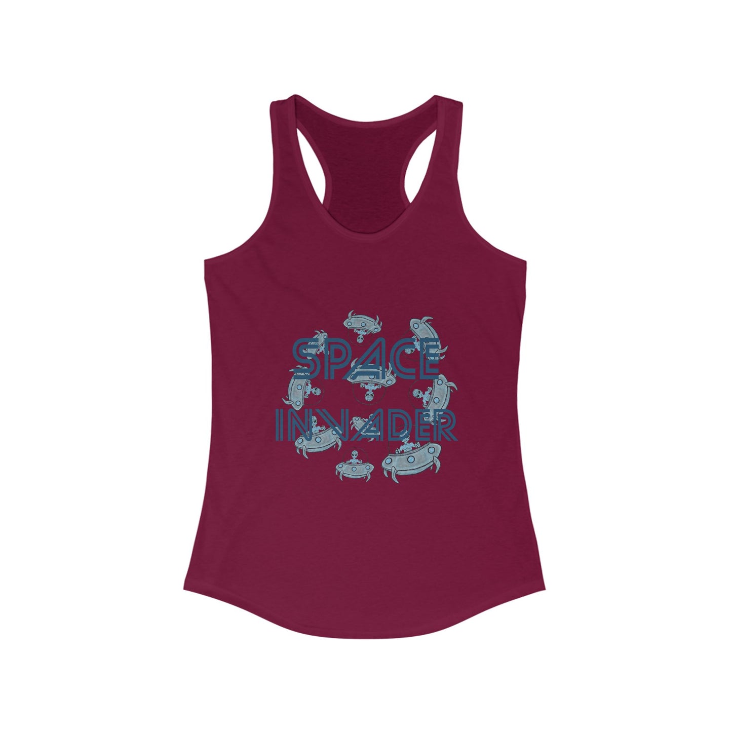 Space Invader Women's Ideal Racerback Tank