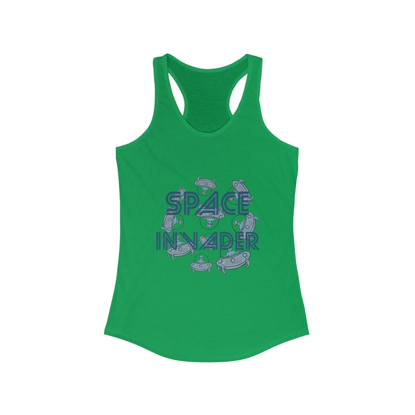 Space Invader Women's Ideal Racerback Tank