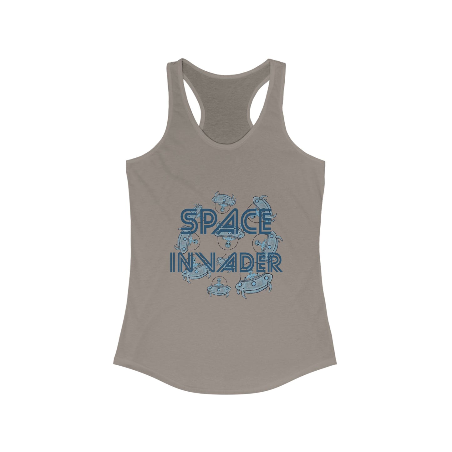 Space Invader Women's Ideal Racerback Tank