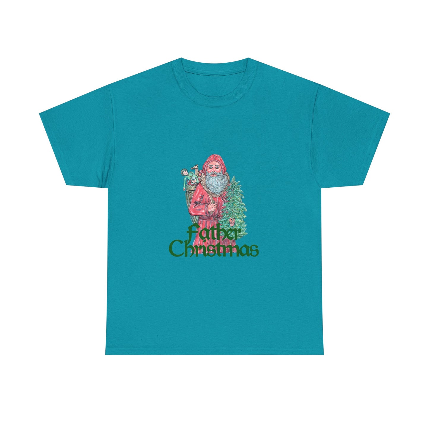 Father Christmas Unisex Heavy Cotton Tee