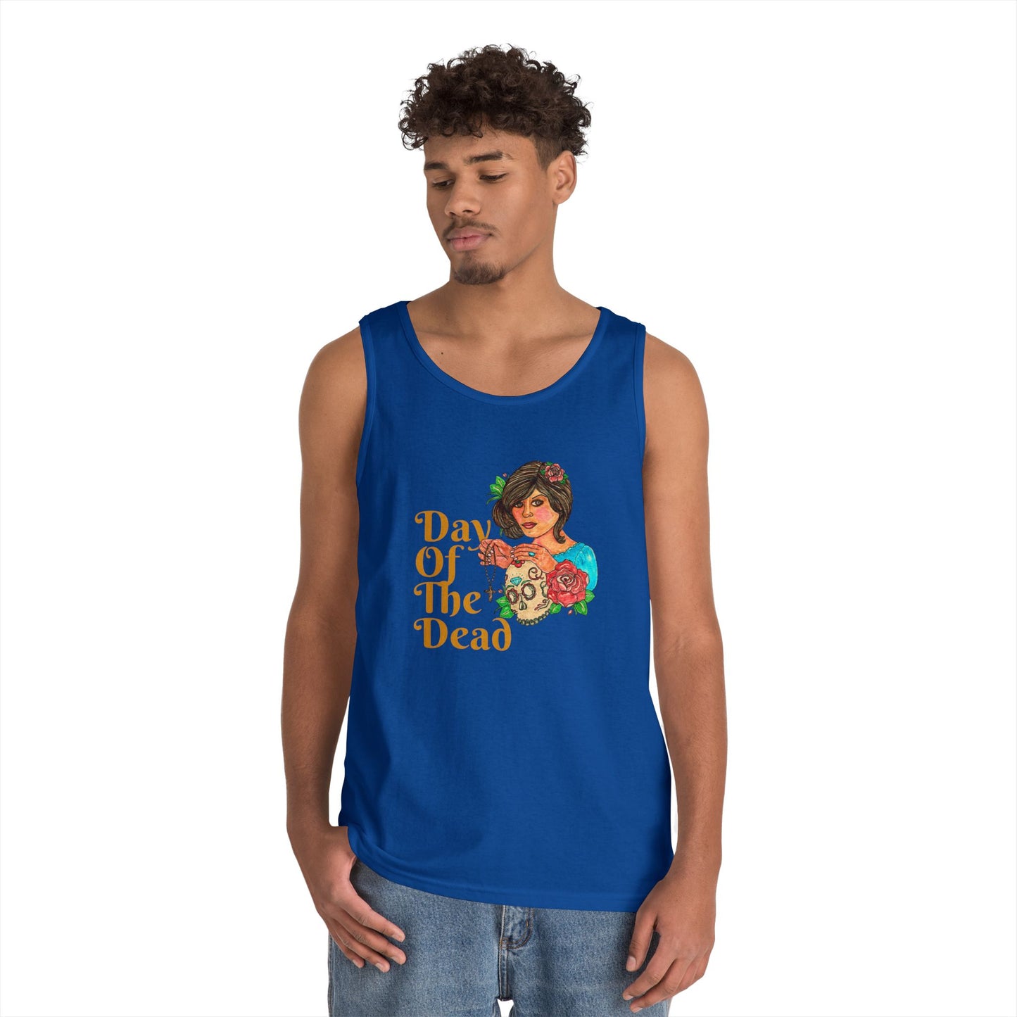 Day of the Dead Unisex Heavy Cotton Tank Top